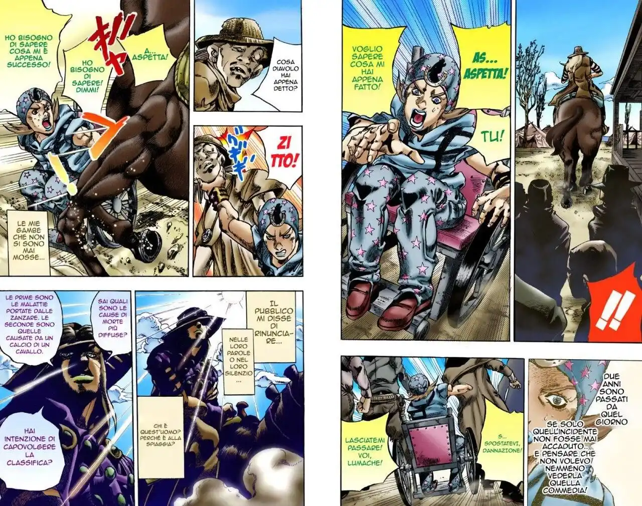 JoJo's Bizarre Adventure Part 7 - Steel Ball Run (Official Colored) Capitolo 03 page 12