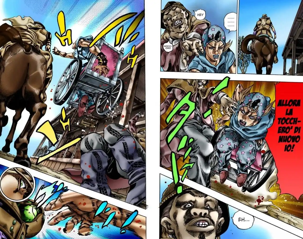 JoJo's Bizarre Adventure Part 7 - Steel Ball Run (Official Colored) Capitolo 03 page 14