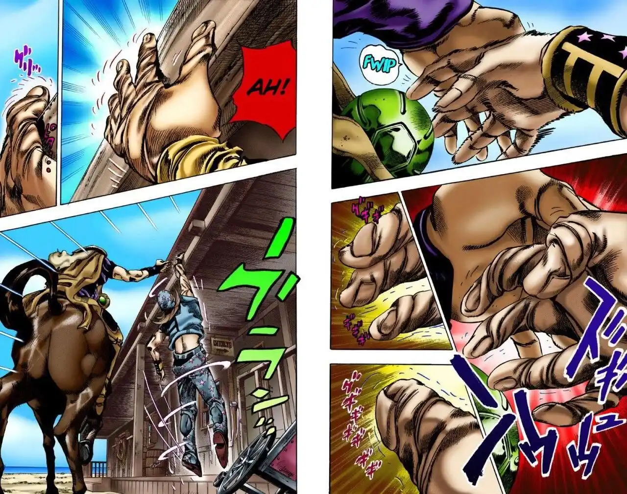 JoJo's Bizarre Adventure Part 7 - Steel Ball Run (Official Colored) Capitolo 03 page 15