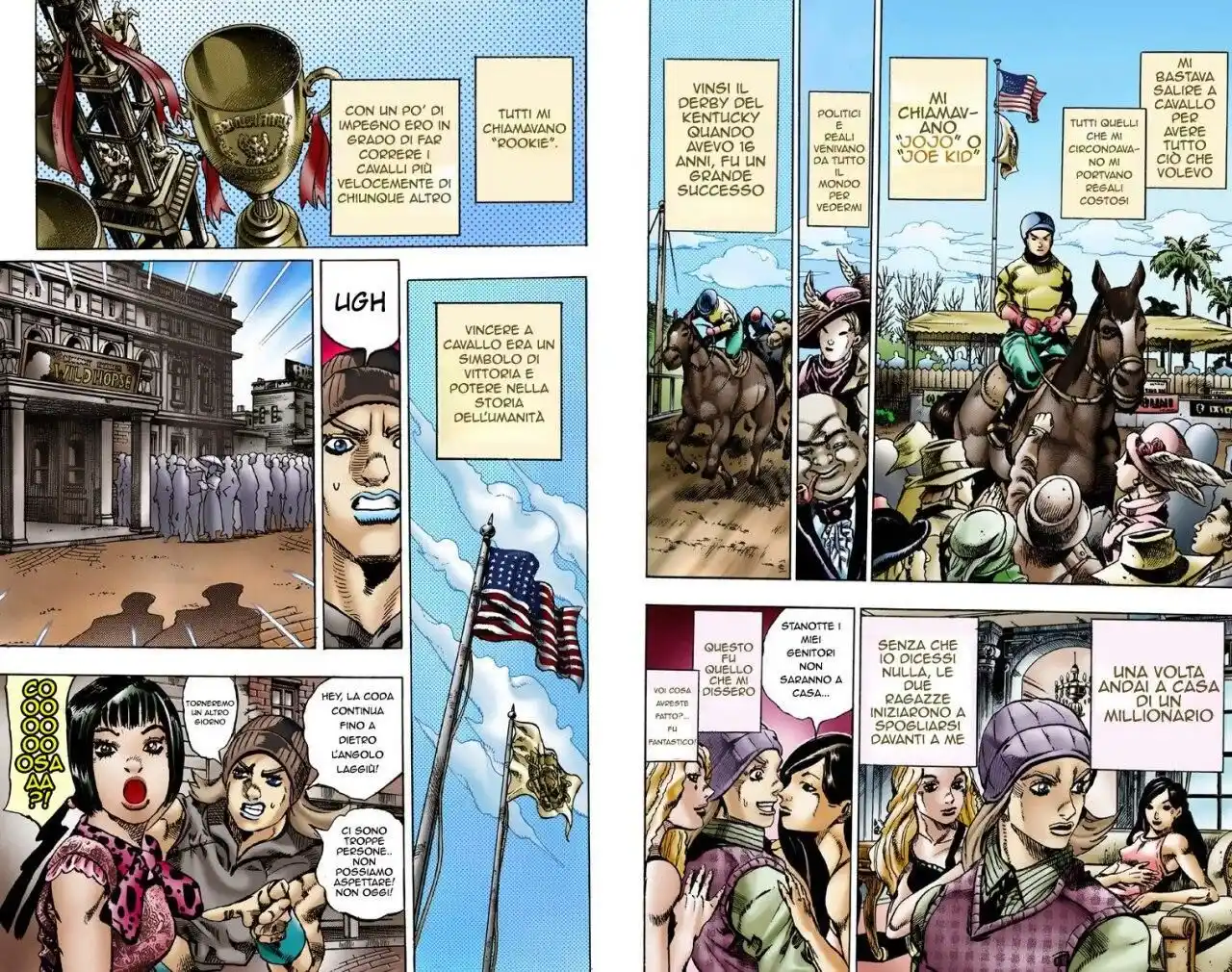 JoJo's Bizarre Adventure Part 7 - Steel Ball Run (Official Colored) Capitolo 03 page 3