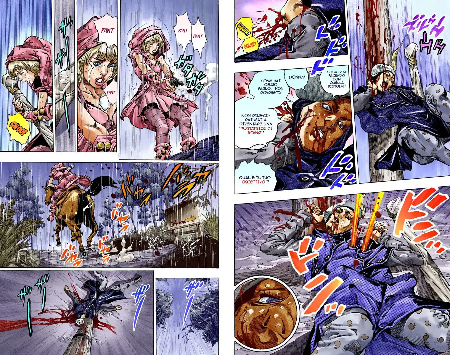 JoJo's Bizarre Adventure Part 7 - Steel Ball Run (Official Colored) Capitolo 38 page 10