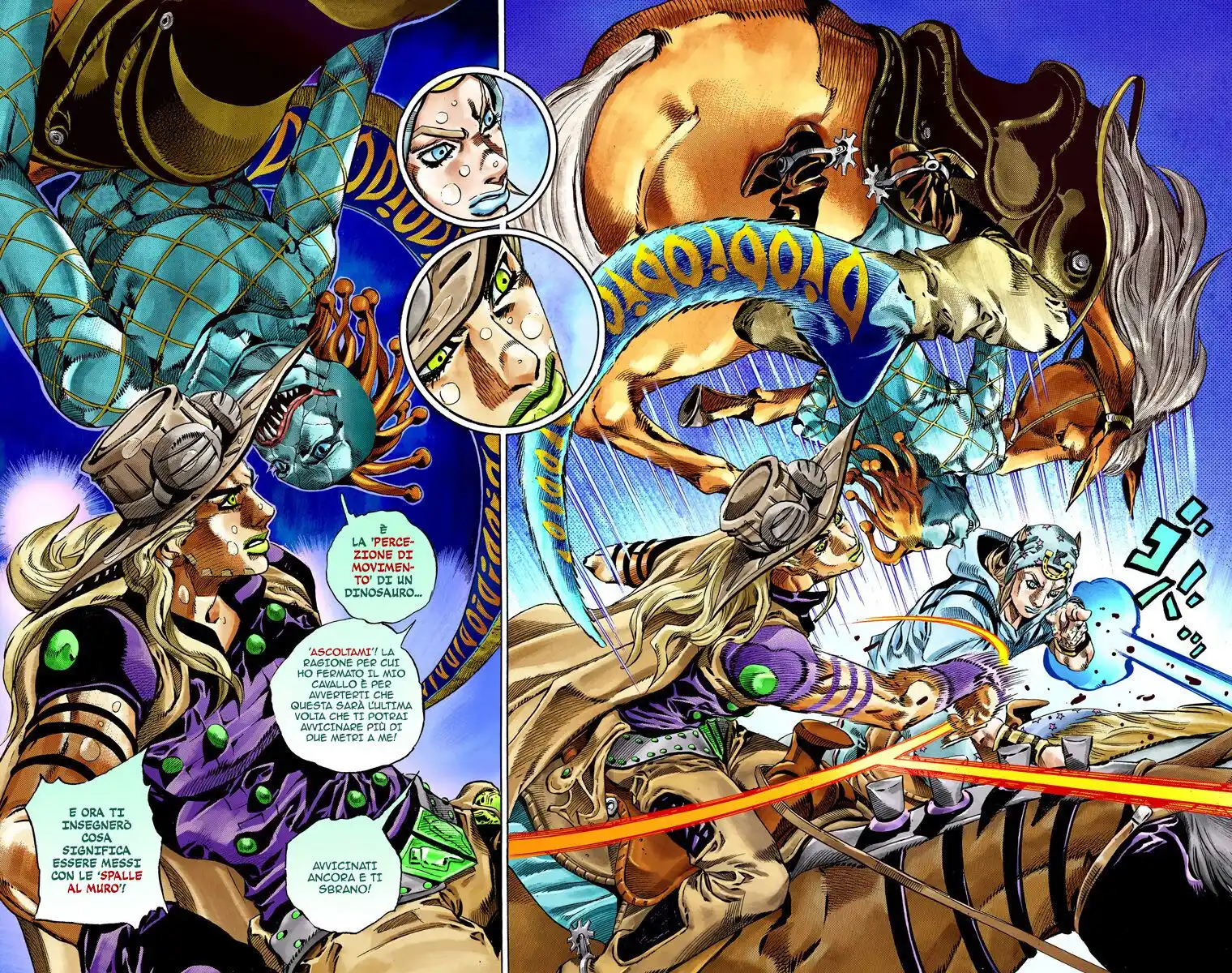 JoJo's Bizarre Adventure Part 7 - Steel Ball Run (Official Colored) Capitolo 38 page 17