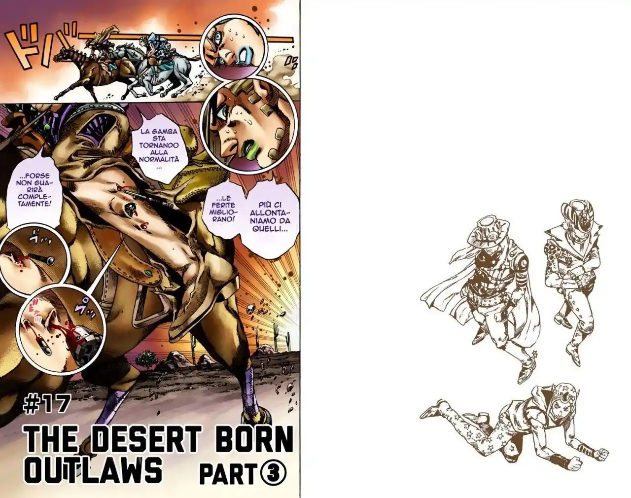 JoJo's Bizarre Adventure Part 7 - Steel Ball Run (Official Colored) Capitolo 17 page 1