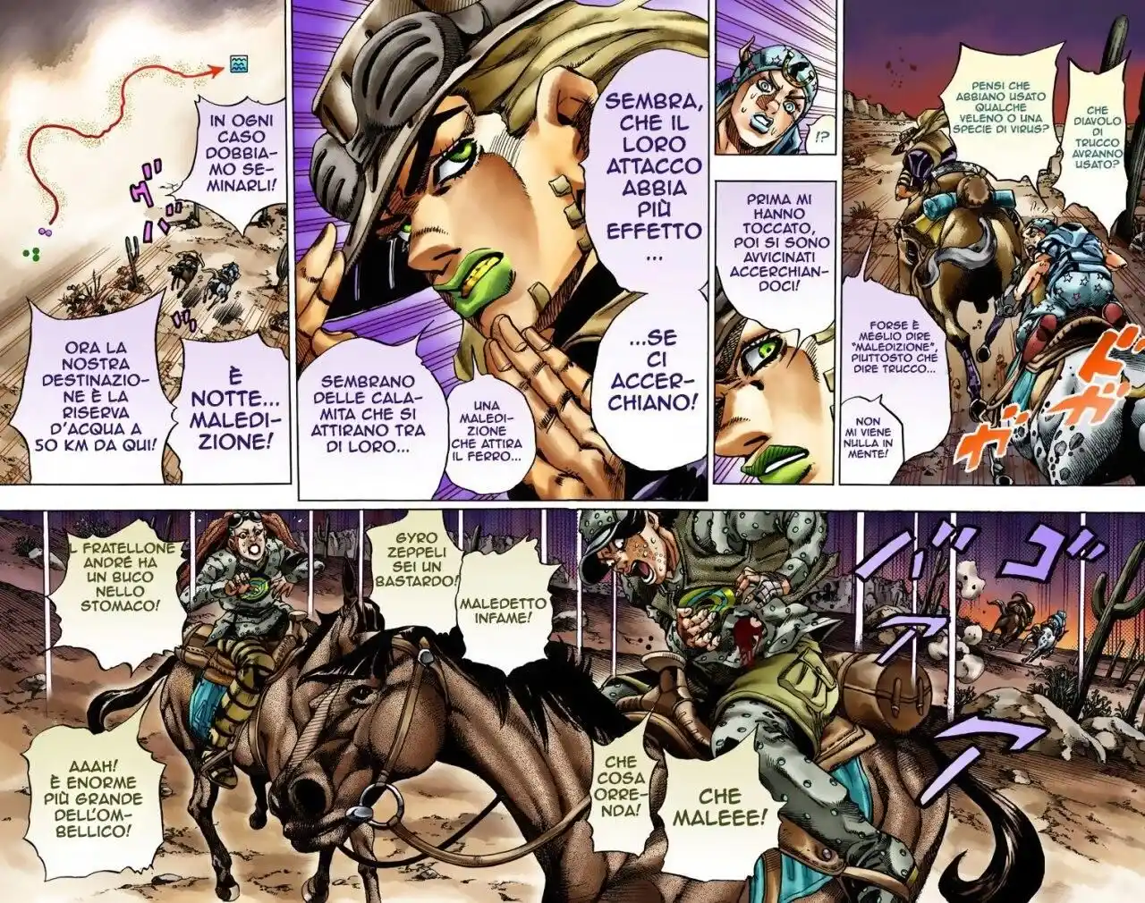 JoJo's Bizarre Adventure Part 7 - Steel Ball Run (Official Colored) Capitolo 17 page 2