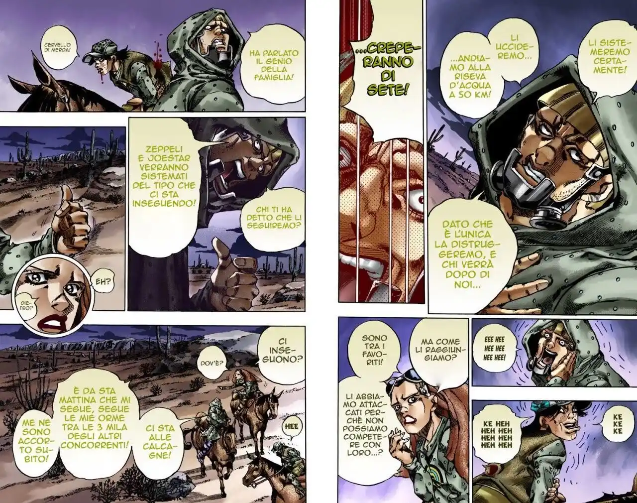 JoJo's Bizarre Adventure Part 7 - Steel Ball Run (Official Colored) Capitolo 17 page 5