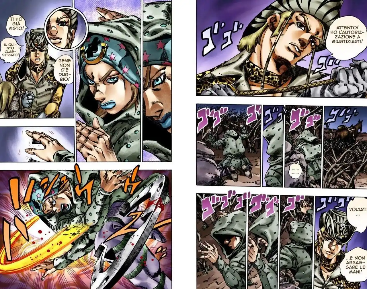 JoJo's Bizarre Adventure Part 7 - Steel Ball Run (Official Colored) Capitolo 17 page 9