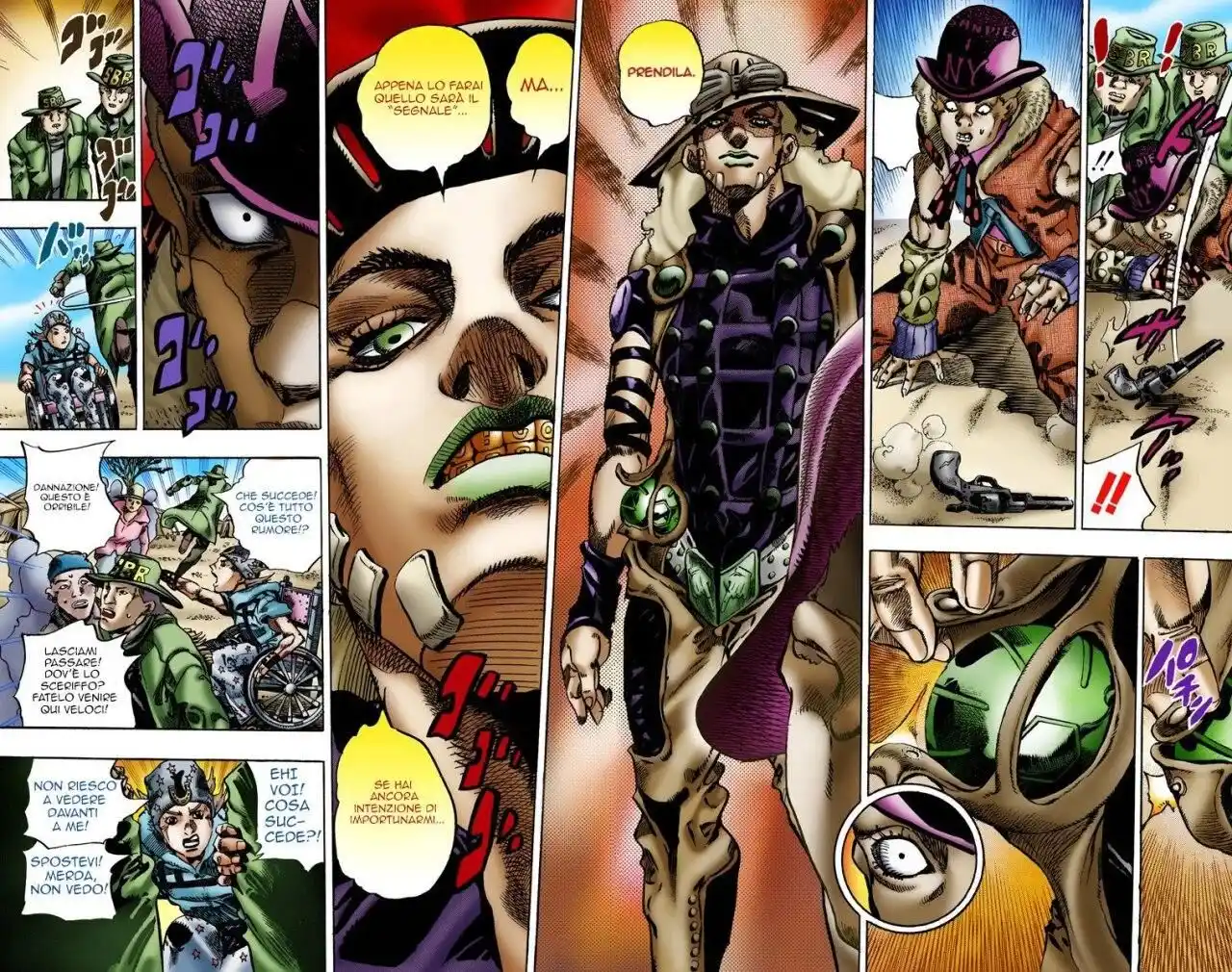 JoJo's Bizarre Adventure Part 7 - Steel Ball Run (Official Colored) Capitolo 02 page 10