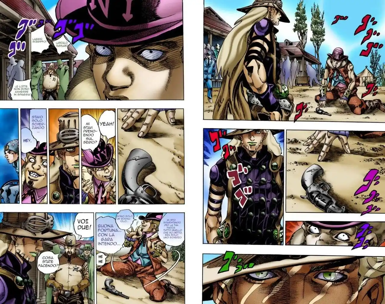 JoJo's Bizarre Adventure Part 7 - Steel Ball Run (Official Colored) Capitolo 02 page 11