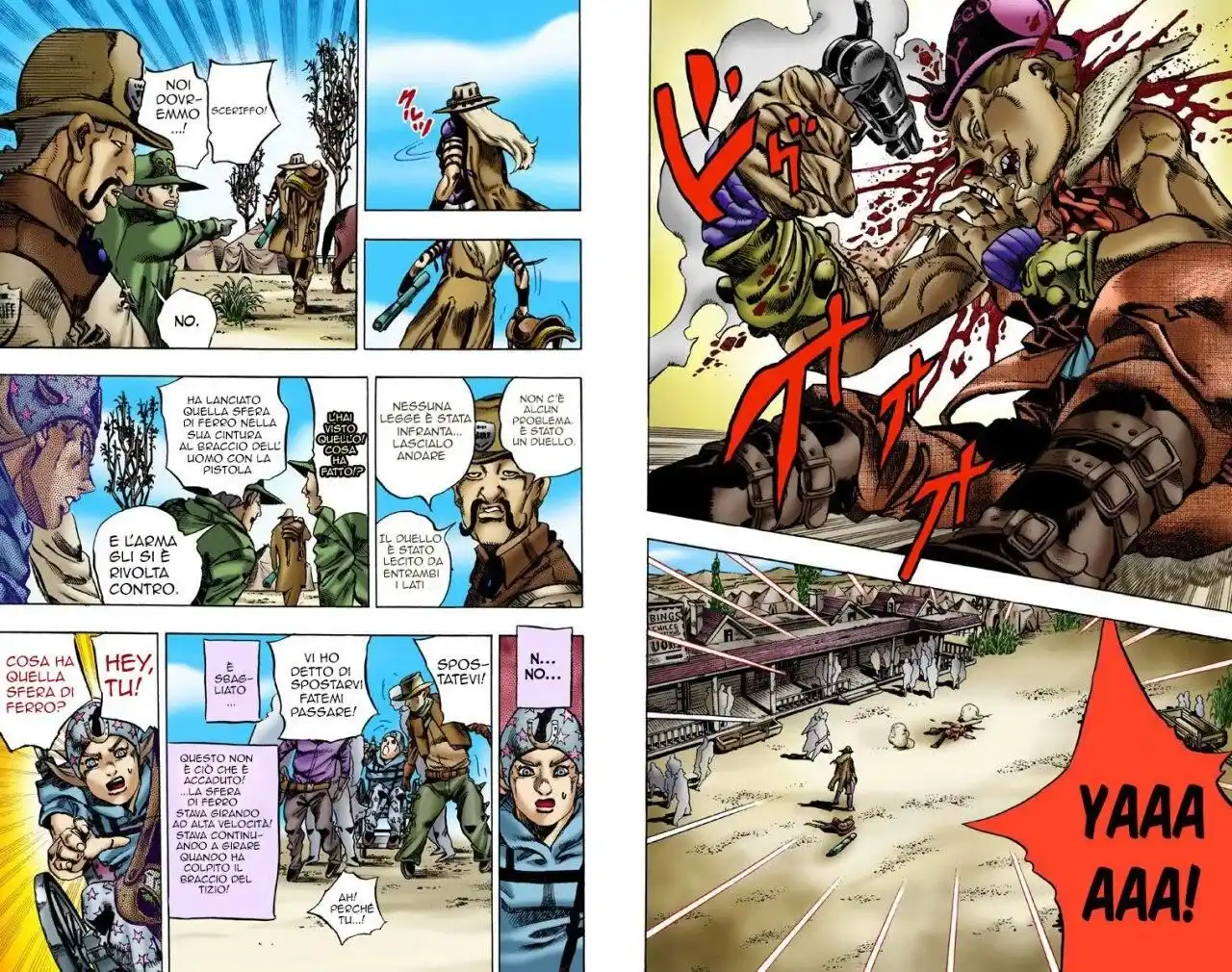 JoJo's Bizarre Adventure Part 7 - Steel Ball Run (Official Colored) Capitolo 02 page 15