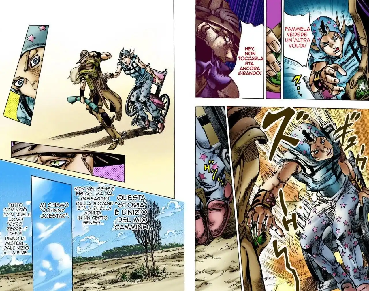 JoJo's Bizarre Adventure Part 7 - Steel Ball Run (Official Colored) Capitolo 02 page 16