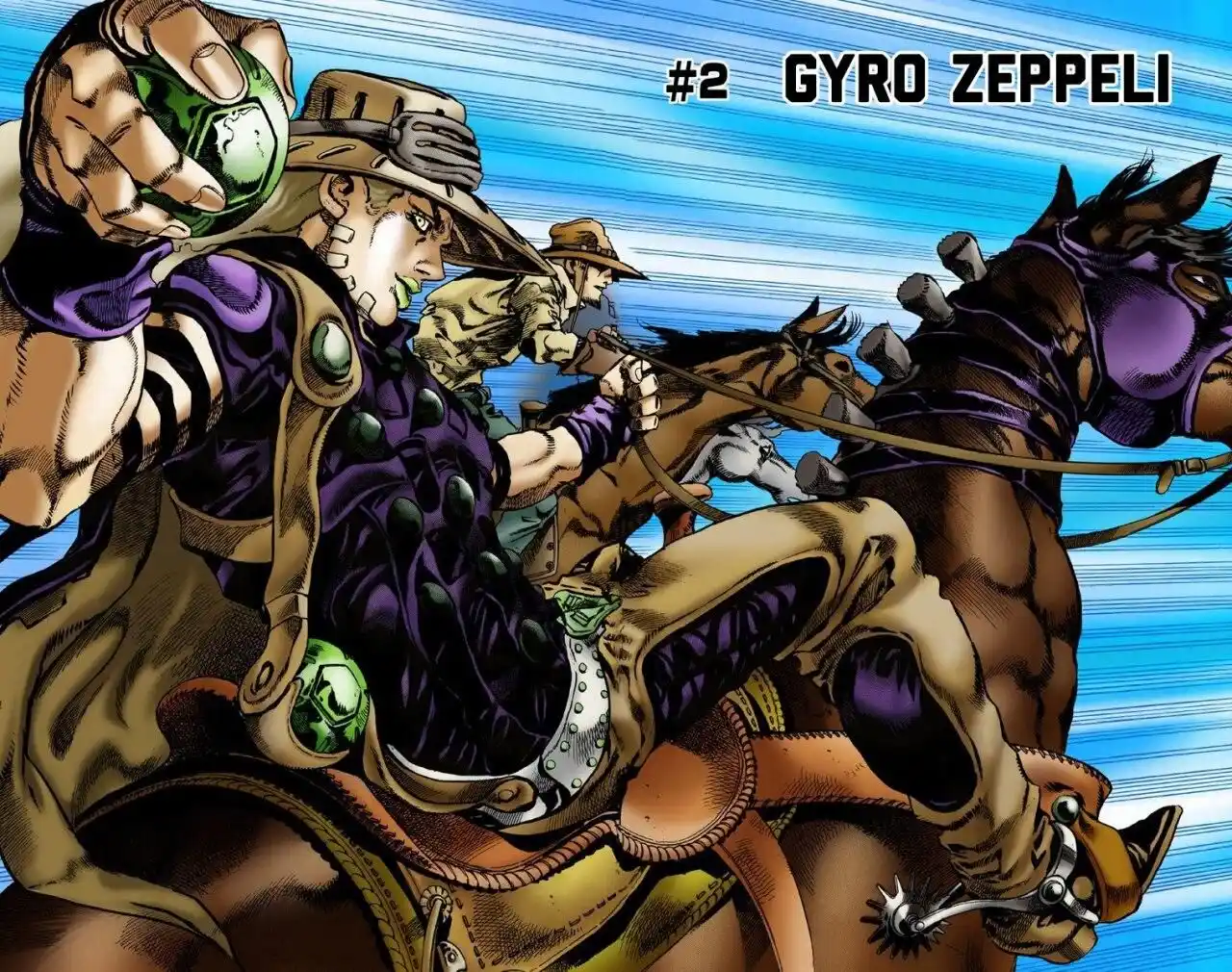 JoJo's Bizarre Adventure Part 7 - Steel Ball Run (Official Colored) Capitolo 02 page 2