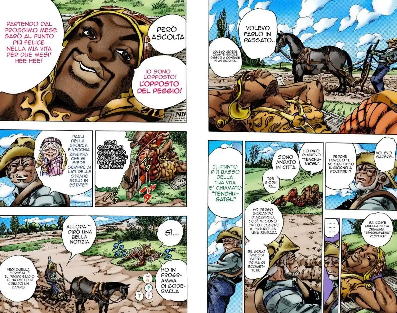 JoJo's Bizarre Adventure Part 7 - Steel Ball Run (Official Colored) Capitolo 02 page 3