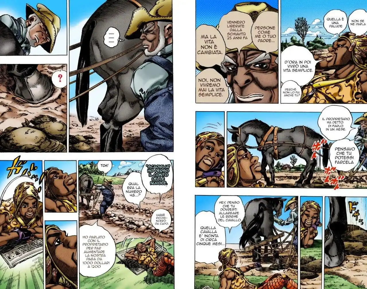 JoJo's Bizarre Adventure Part 7 - Steel Ball Run (Official Colored) Capitolo 02 page 4