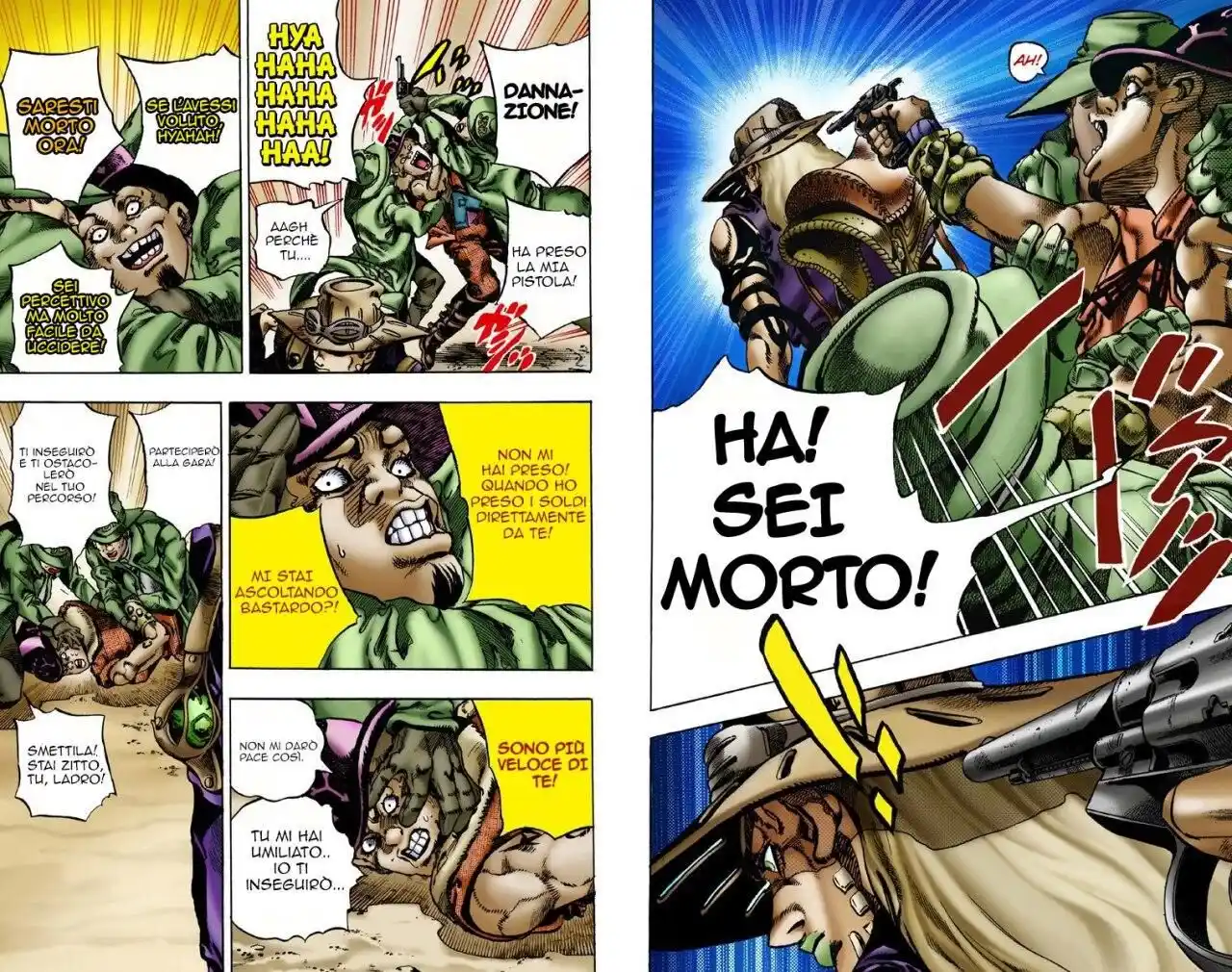 JoJo's Bizarre Adventure Part 7 - Steel Ball Run (Official Colored) Capitolo 02 page 8