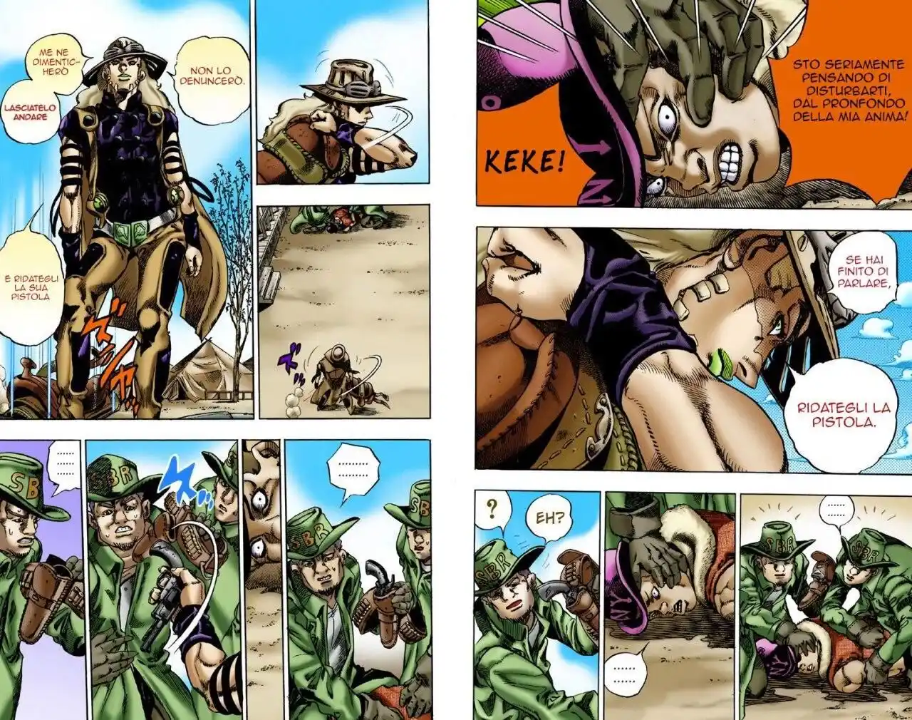 JoJo's Bizarre Adventure Part 7 - Steel Ball Run (Official Colored) Capitolo 02 page 9