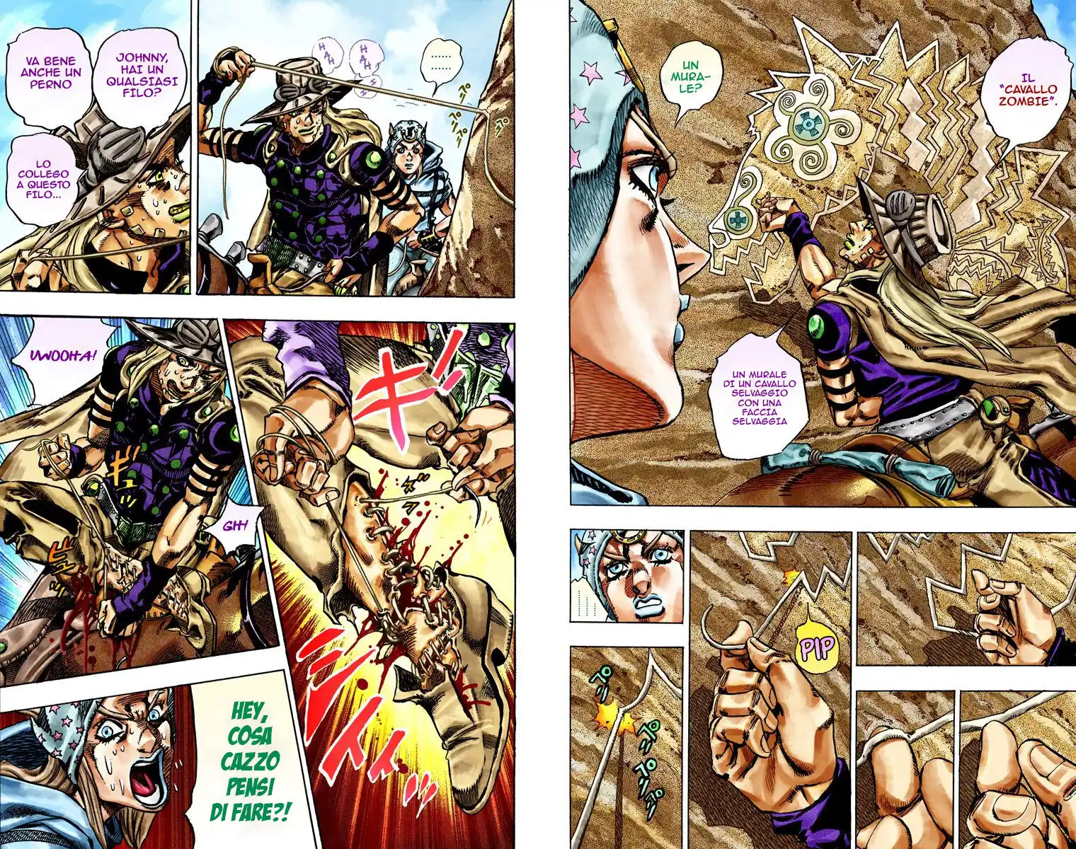 JoJo's Bizarre Adventure Part 7 - Steel Ball Run (Official Colored) Capitolo 24 page 11