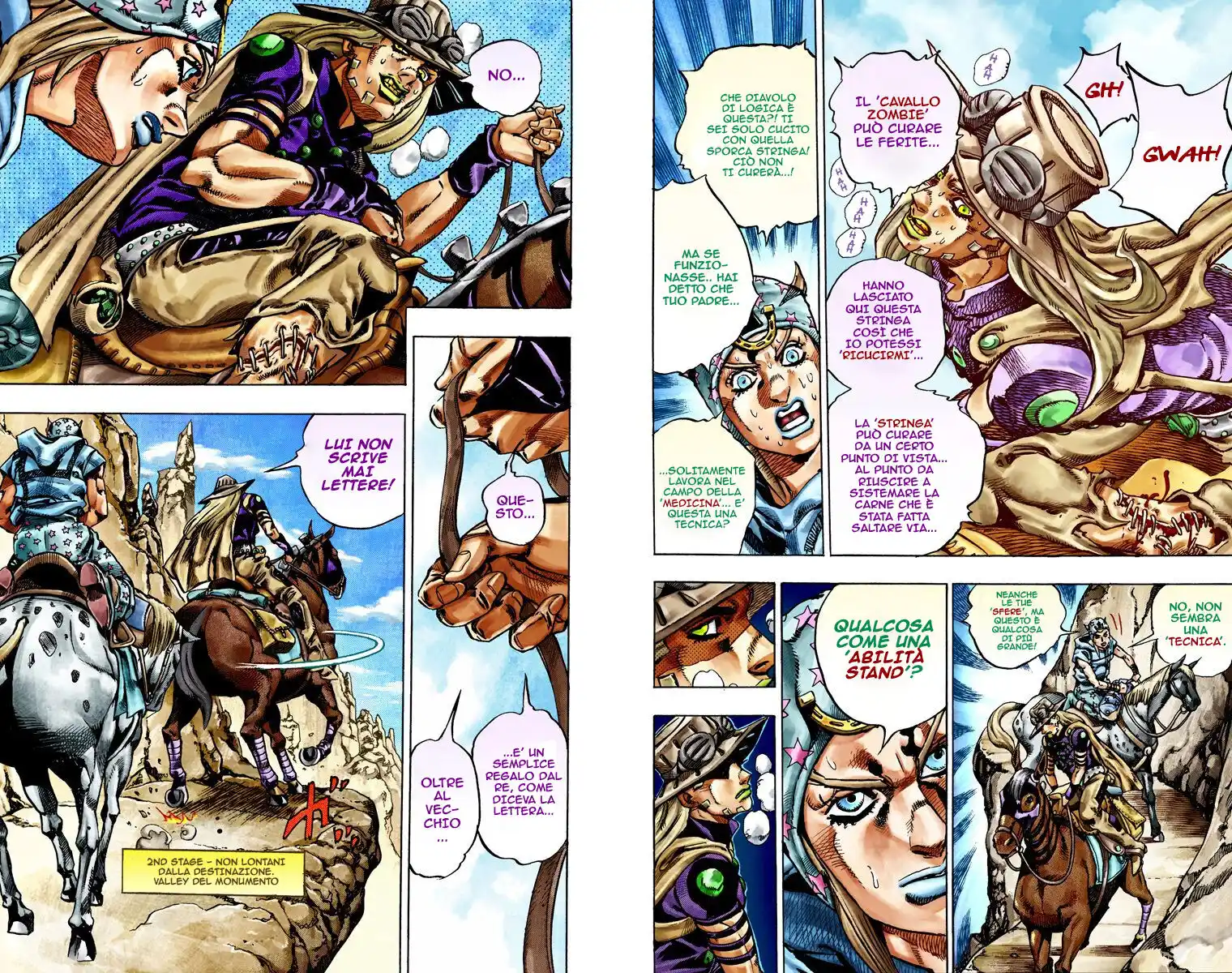 JoJo's Bizarre Adventure Part 7 - Steel Ball Run (Official Colored) Capitolo 24 page 12