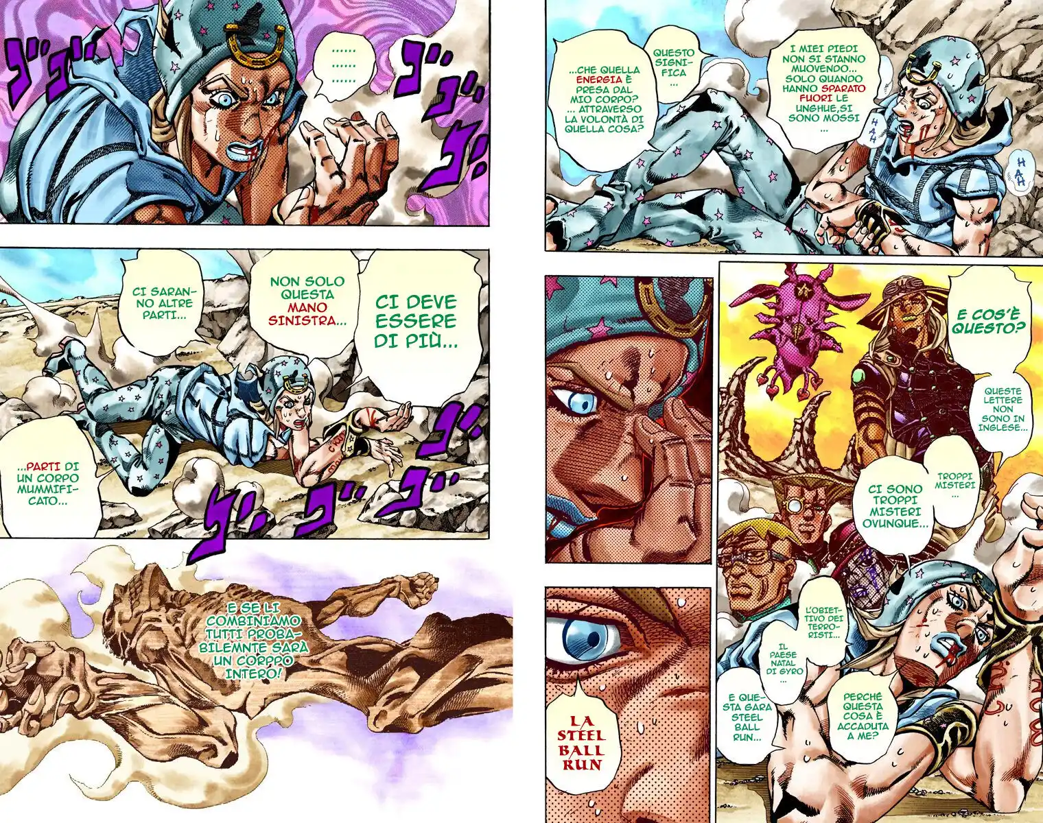 JoJo's Bizarre Adventure Part 7 - Steel Ball Run (Official Colored) Capitolo 26 page 27