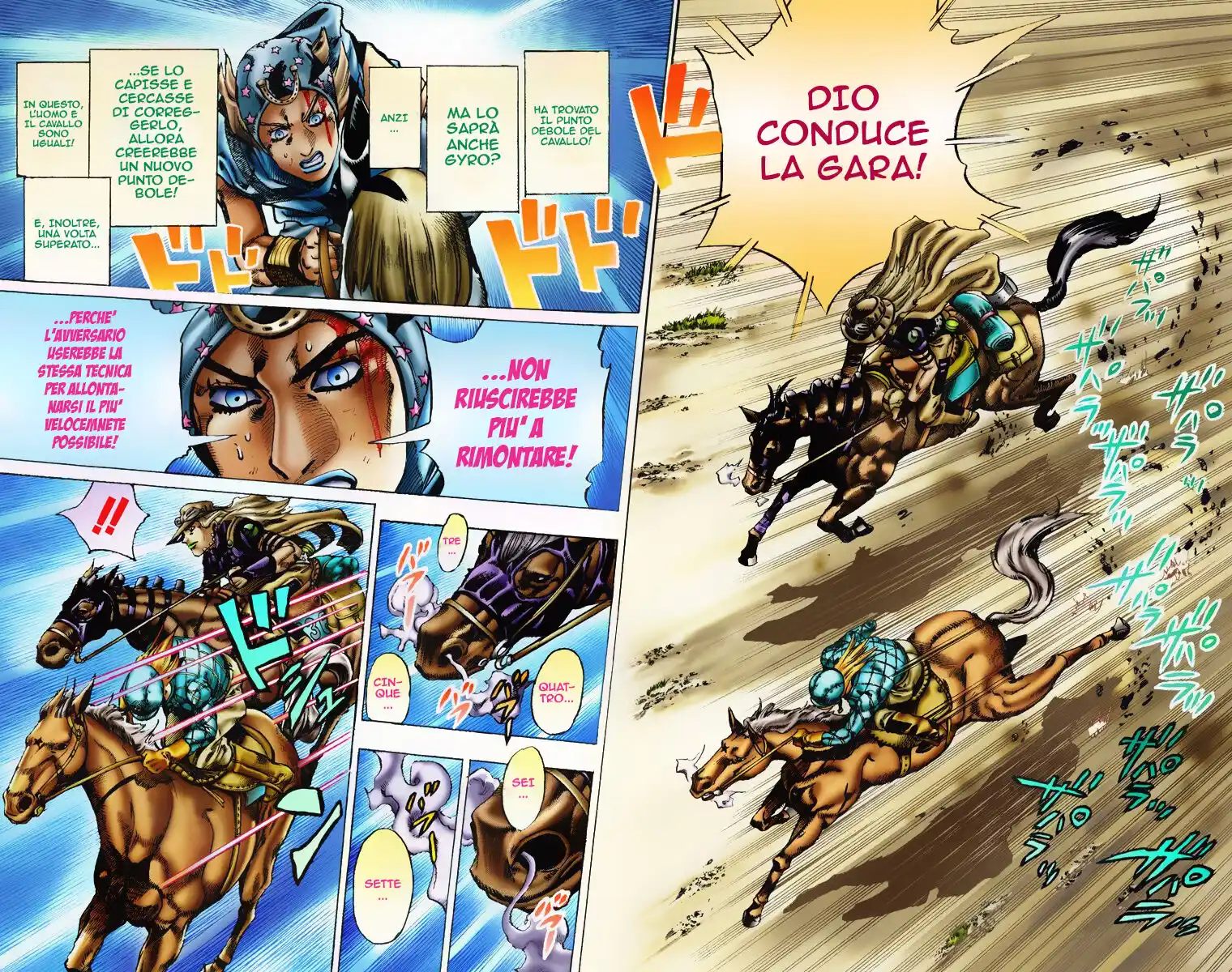 JoJo's Bizarre Adventure Part 7 - Steel Ball Run (Official Colored) Capitolo 06 page 10