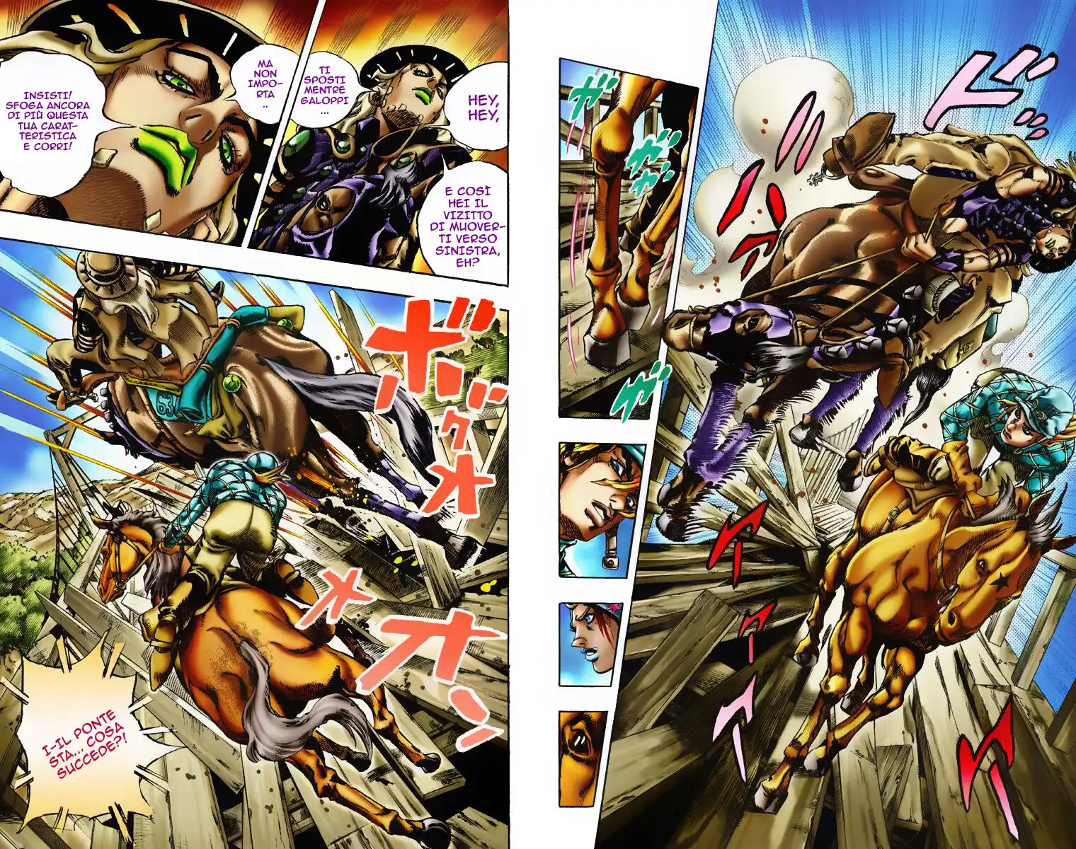 JoJo's Bizarre Adventure Part 7 - Steel Ball Run (Official Colored) Capitolo 06 page 14