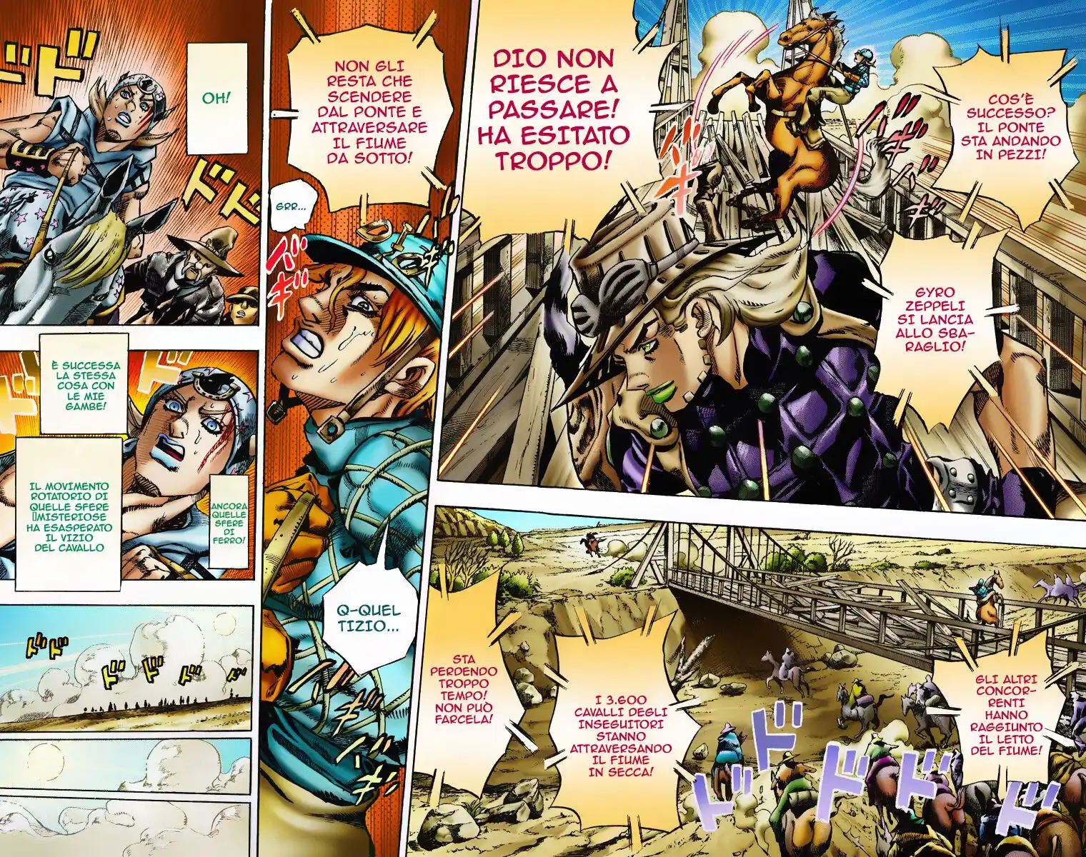 JoJo's Bizarre Adventure Part 7 - Steel Ball Run (Official Colored) Capitolo 06 page 15