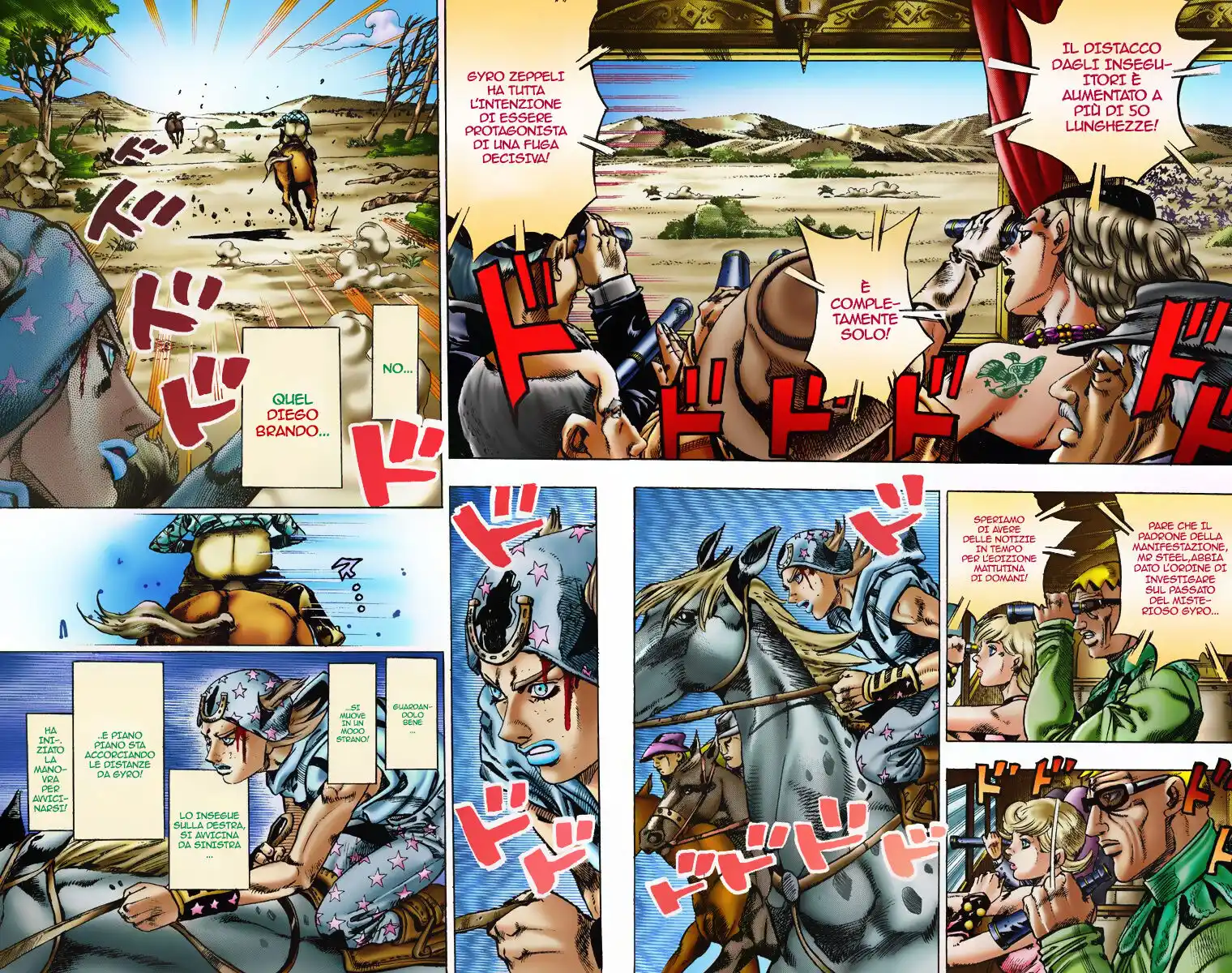 JoJo's Bizarre Adventure Part 7 - Steel Ball Run (Official Colored) Capitolo 06 page 4