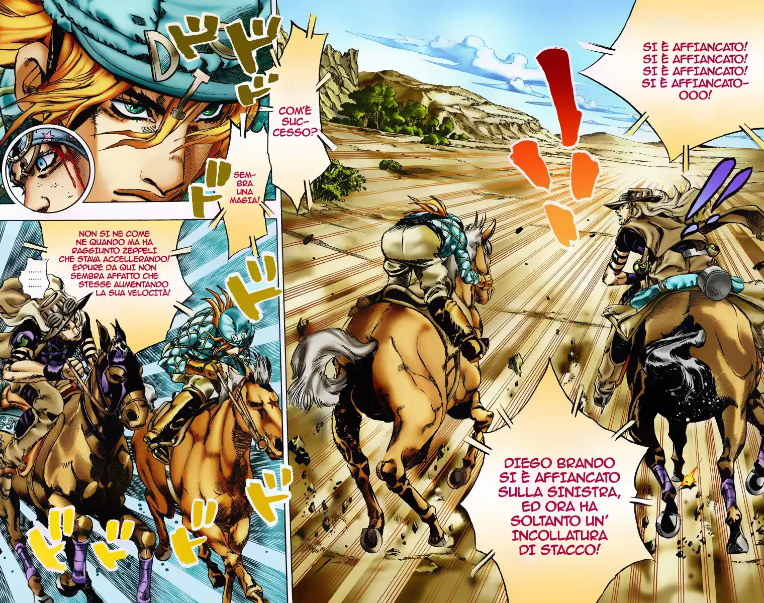 JoJo's Bizarre Adventure Part 7 - Steel Ball Run (Official Colored) Capitolo 06 page 7