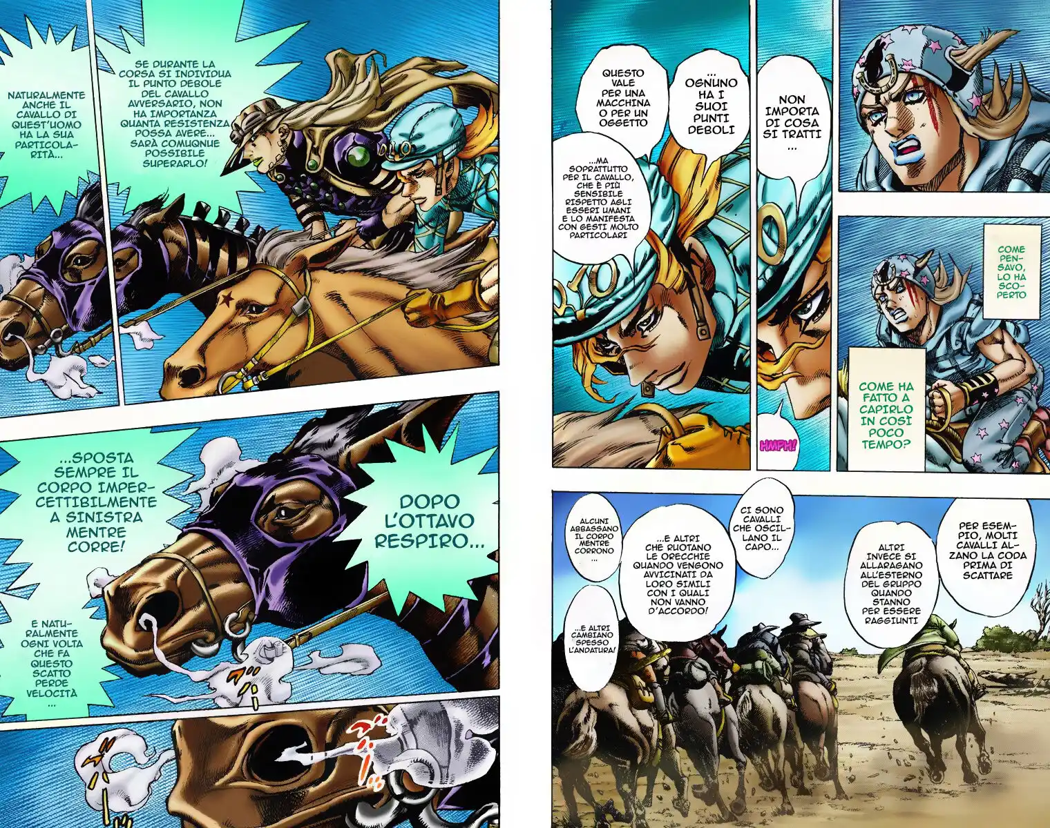 JoJo's Bizarre Adventure Part 7 - Steel Ball Run (Official Colored) Capitolo 06 page 8