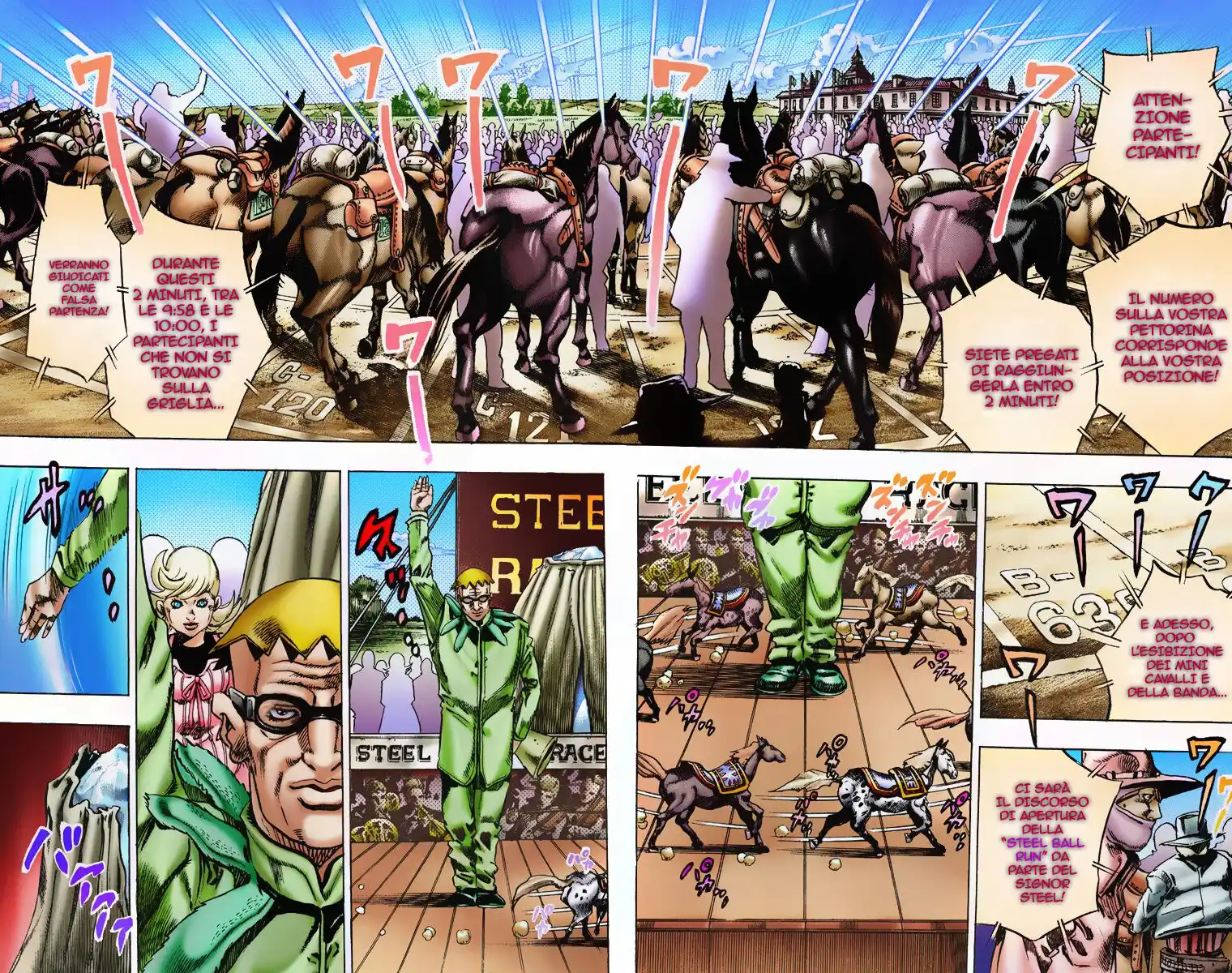 JoJo's Bizarre Adventure Part 7 - Steel Ball Run (Official Colored) Capitolo 04 page 10