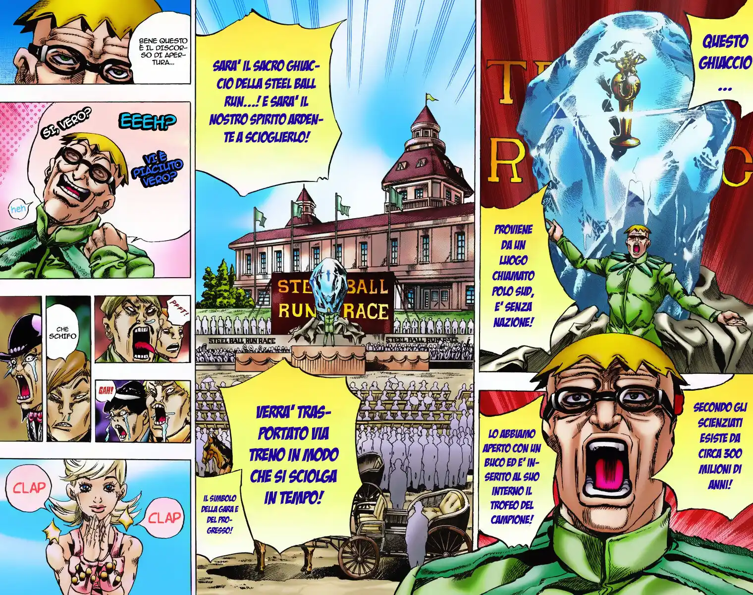 JoJo's Bizarre Adventure Part 7 - Steel Ball Run (Official Colored) Capitolo 04 page 11