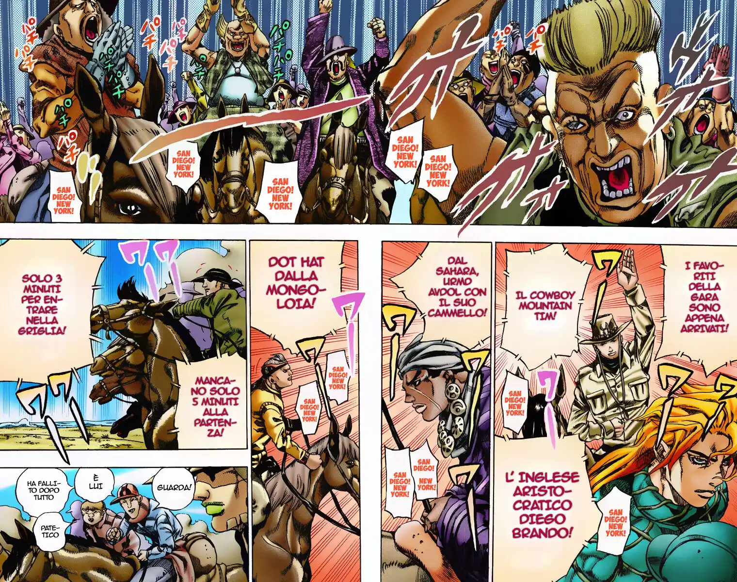 JoJo's Bizarre Adventure Part 7 - Steel Ball Run (Official Colored) Capitolo 04 page 12