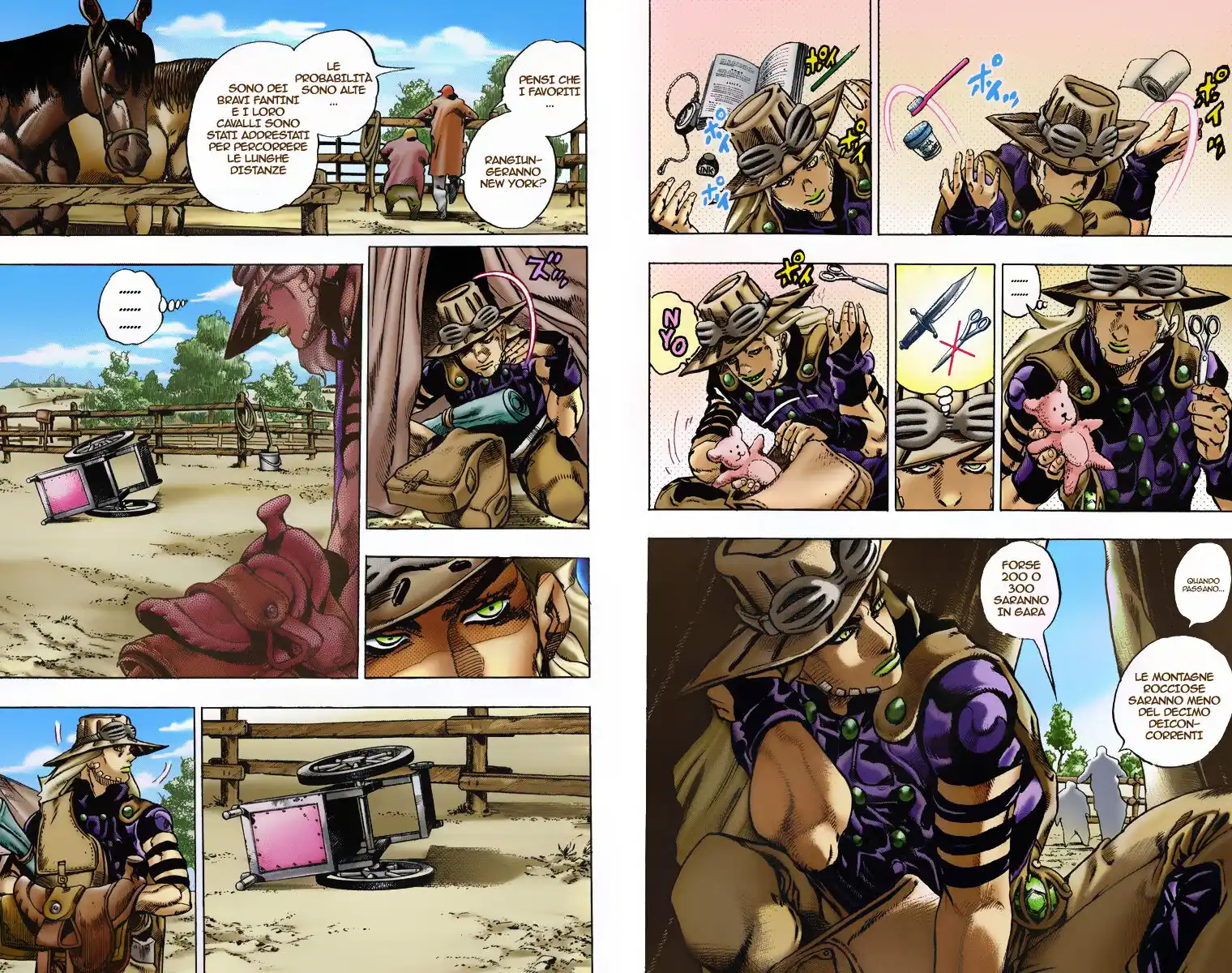 JoJo's Bizarre Adventure Part 7 - Steel Ball Run (Official Colored) Capitolo 04 page 3