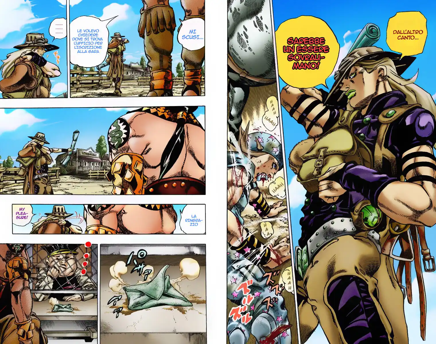 JoJo's Bizarre Adventure Part 7 - Steel Ball Run (Official Colored) Capitolo 04 page 7