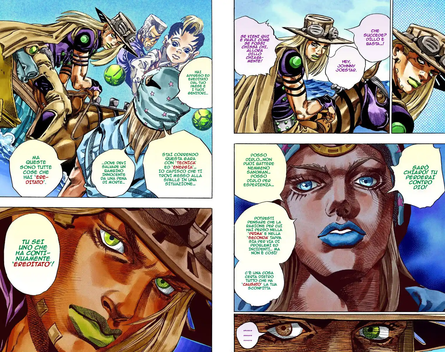 JoJo's Bizarre Adventure Part 7 - Steel Ball Run (Official Colored) Capitolo 32 page 12