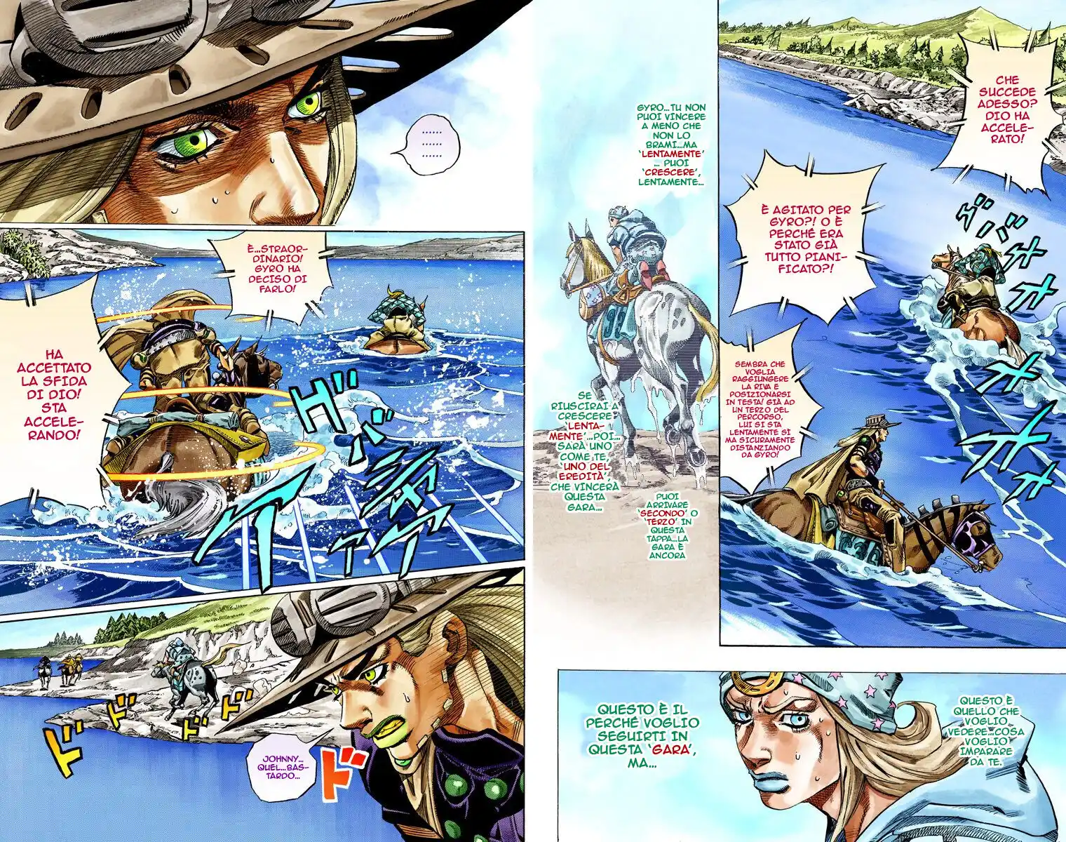 JoJo's Bizarre Adventure Part 7 - Steel Ball Run (Official Colored) Capitolo 32 page 14