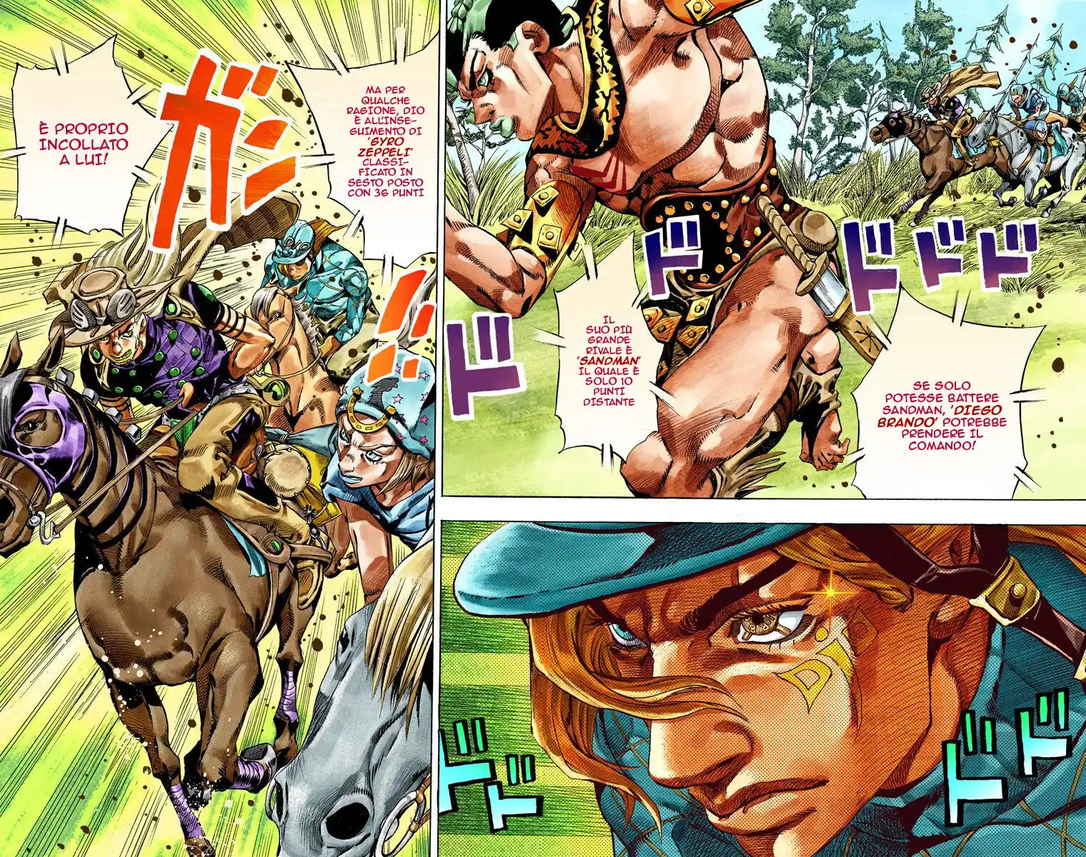 JoJo's Bizarre Adventure Part 7 - Steel Ball Run (Official Colored) Capitolo 32 page 4