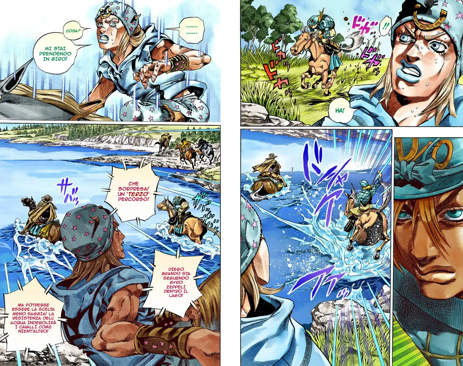 JoJo's Bizarre Adventure Part 7 - Steel Ball Run (Official Colored) Capitolo 32 page 9