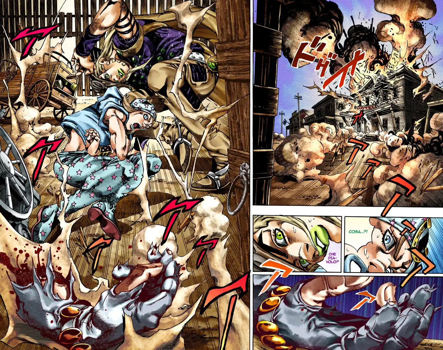 JoJo's Bizarre Adventure Part 7 - Steel Ball Run (Official Colored) Capitolo 22 page 1