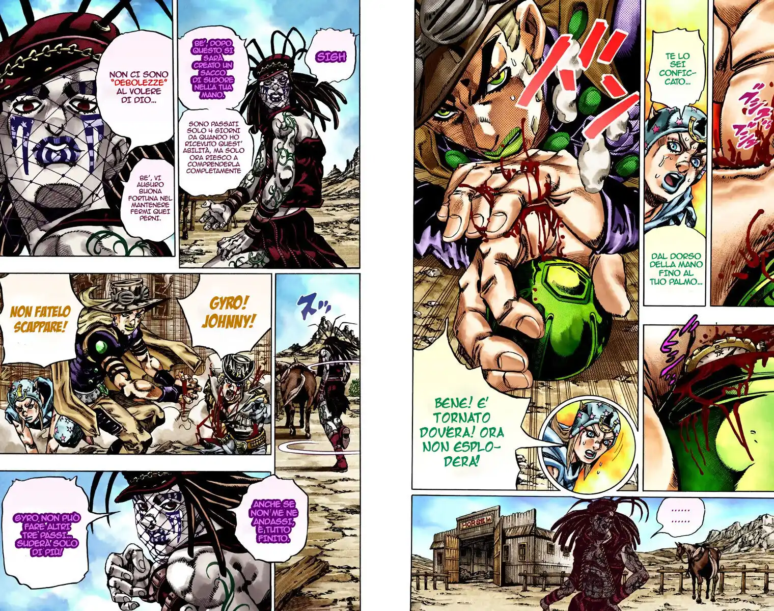 JoJo's Bizarre Adventure Part 7 - Steel Ball Run (Official Colored) Capitolo 22 page 13