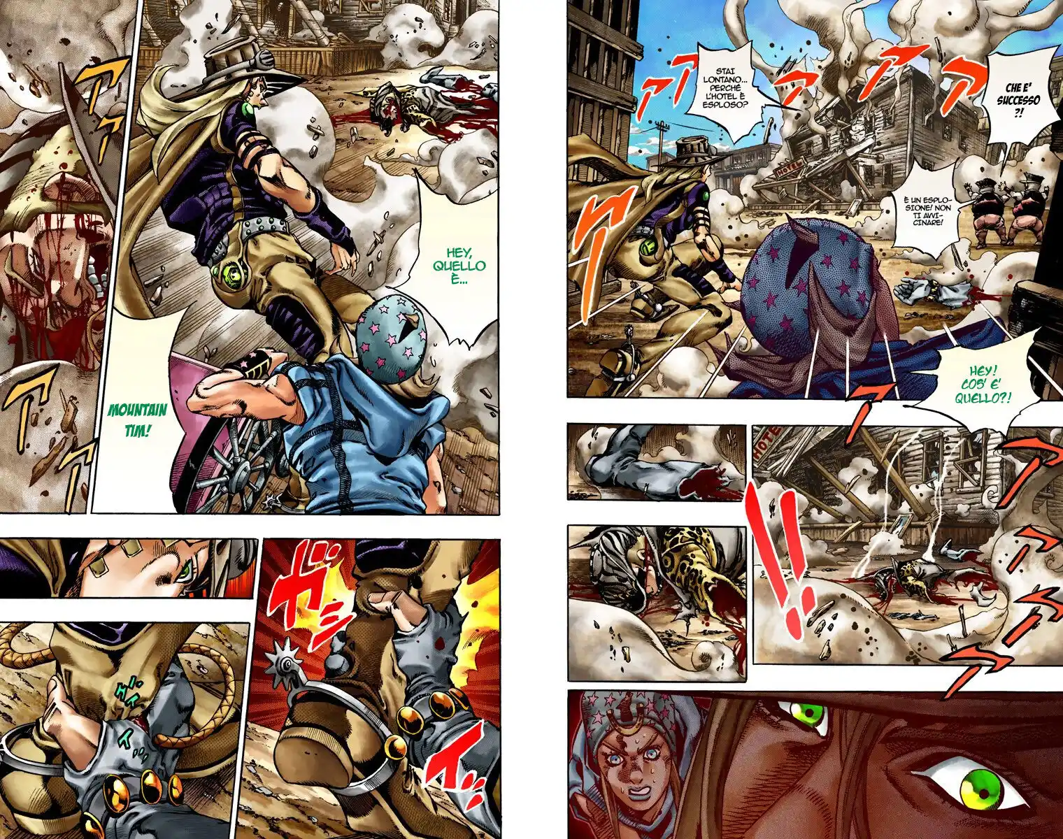 JoJo's Bizarre Adventure Part 7 - Steel Ball Run (Official Colored) Capitolo 22 page 2