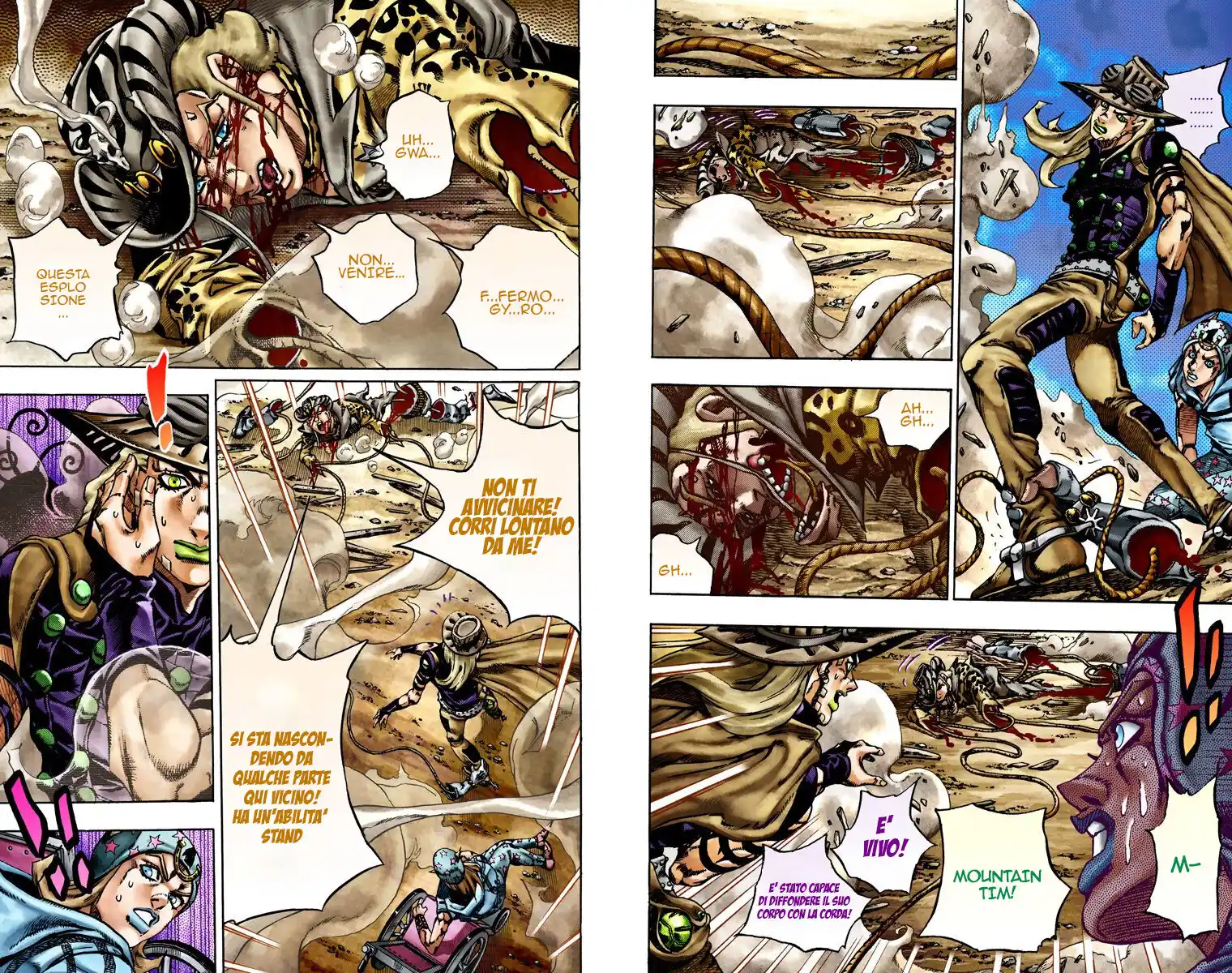 JoJo's Bizarre Adventure Part 7 - Steel Ball Run (Official Colored) Capitolo 22 page 3