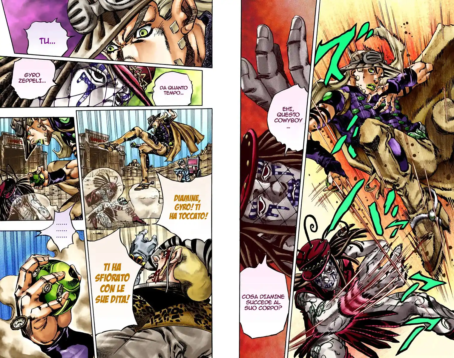 JoJo's Bizarre Adventure Part 7 - Steel Ball Run (Official Colored) Capitolo 22 page 5