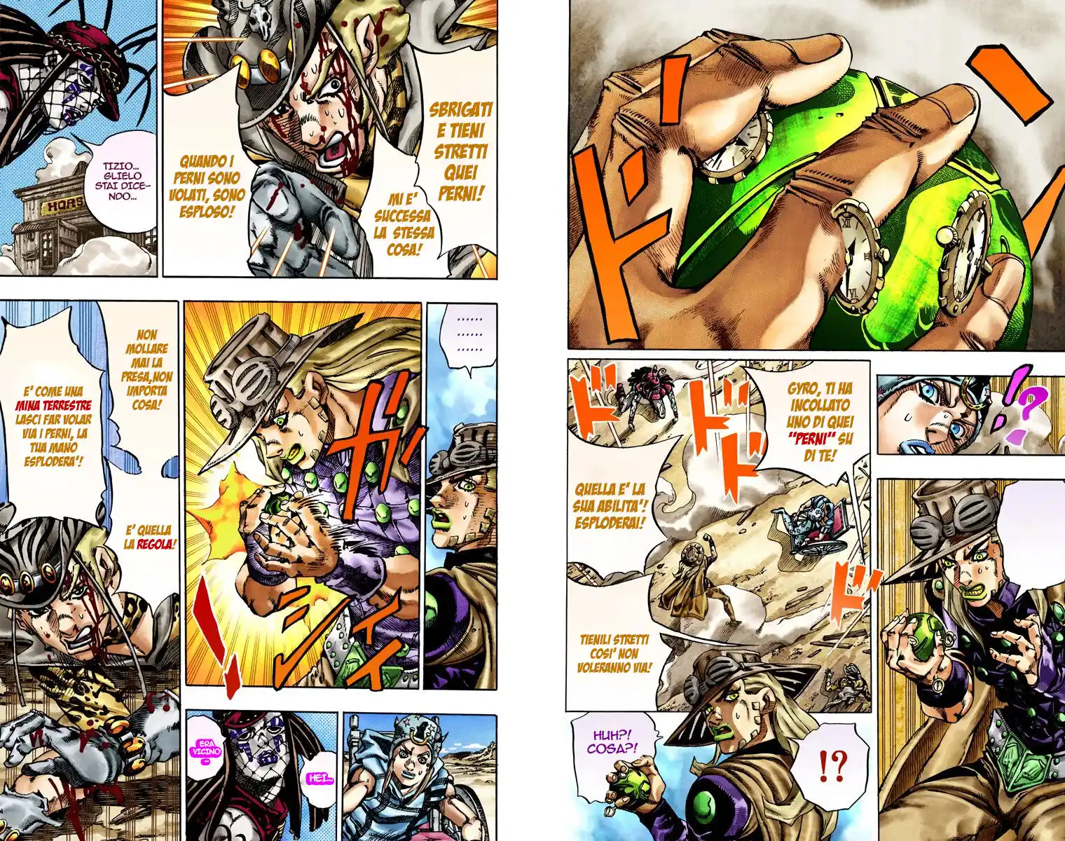 JoJo's Bizarre Adventure Part 7 - Steel Ball Run (Official Colored) Capitolo 22 page 6