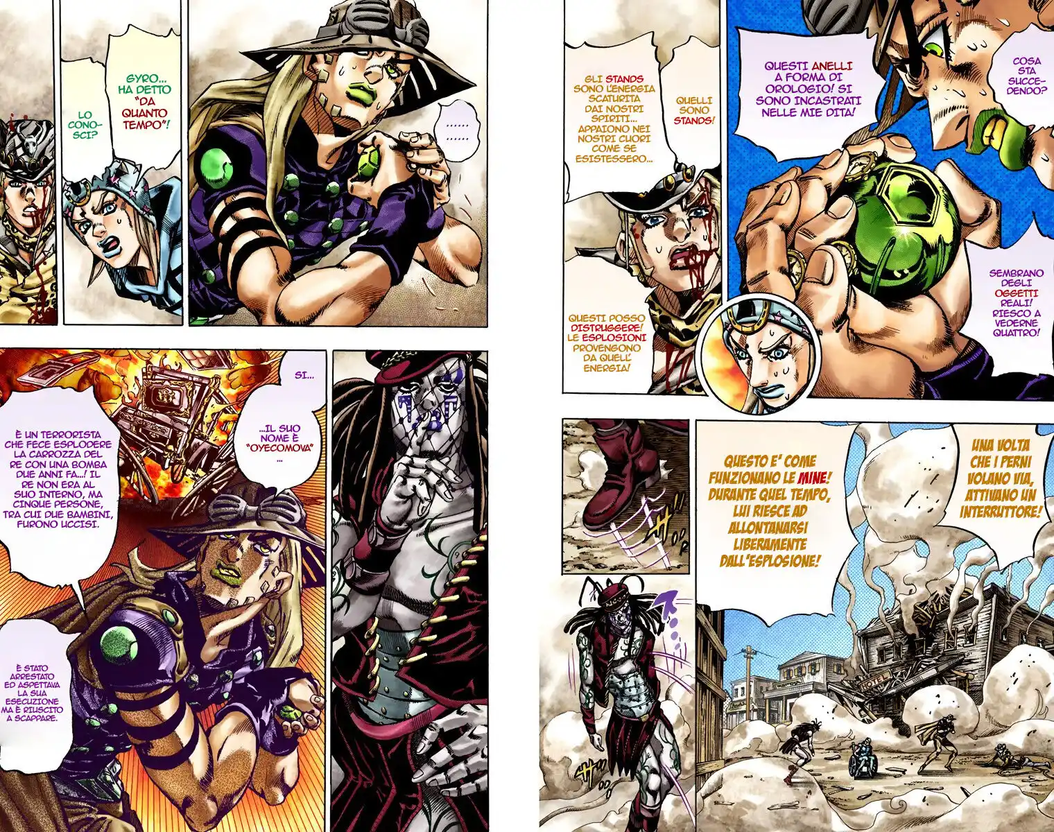 JoJo's Bizarre Adventure Part 7 - Steel Ball Run (Official Colored) Capitolo 22 page 7