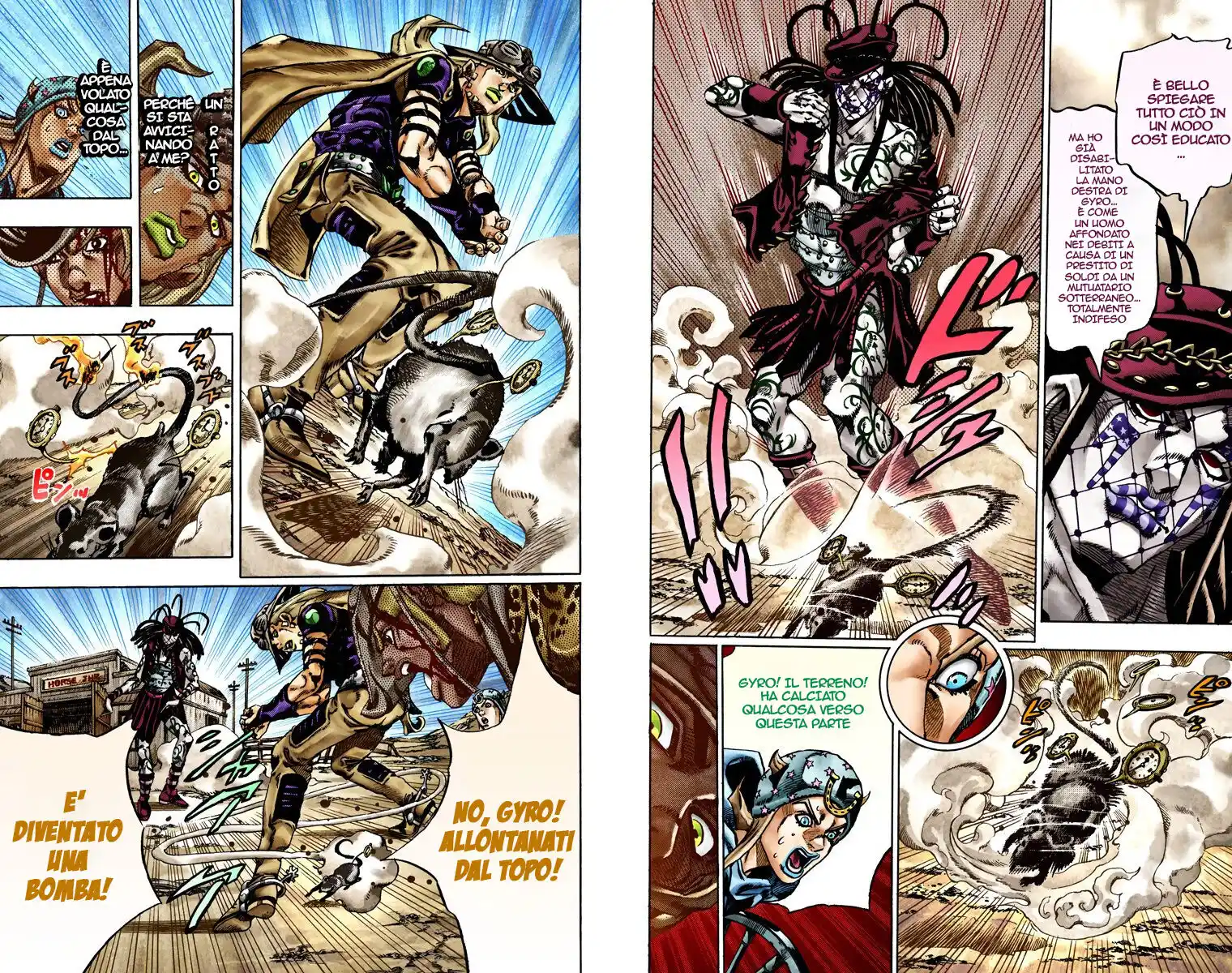 JoJo's Bizarre Adventure Part 7 - Steel Ball Run (Official Colored) Capitolo 22 page 9