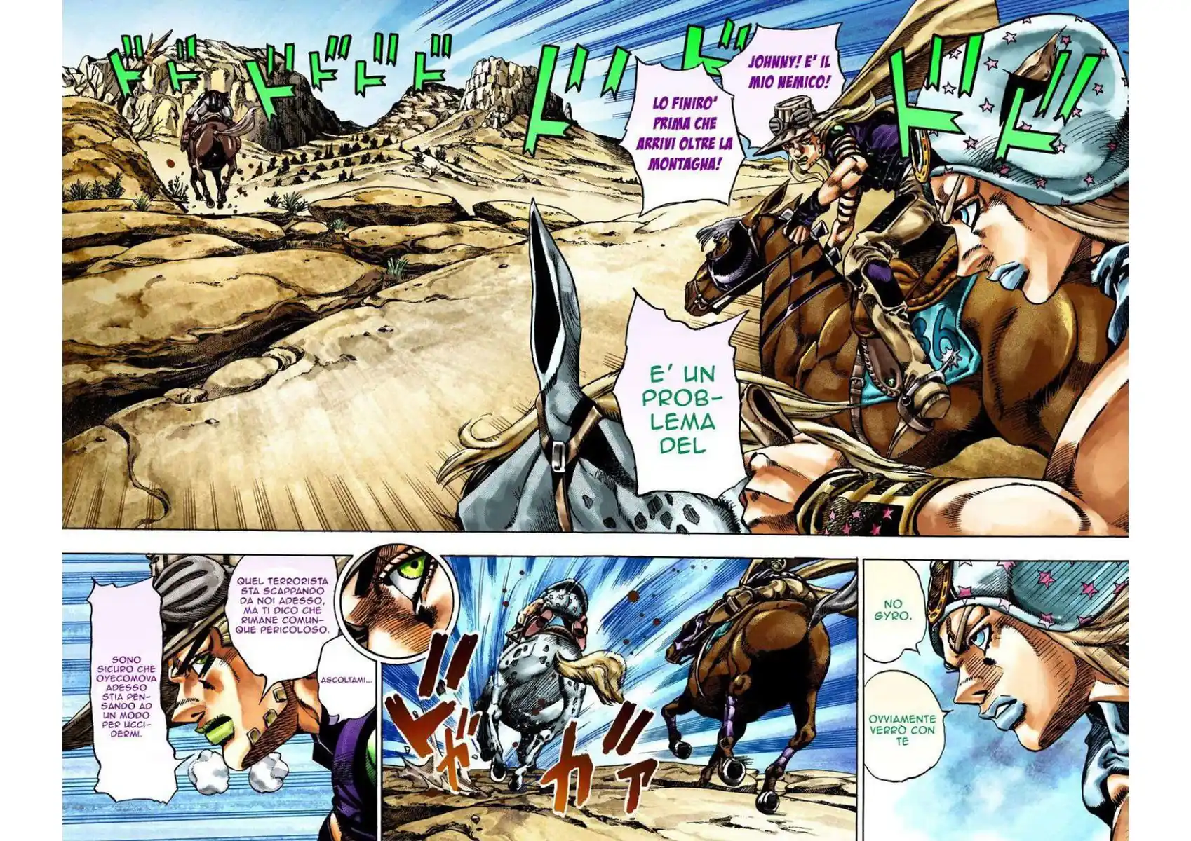 JoJo's Bizarre Adventure Part 7 - Steel Ball Run (Official Colored) Capitolo 23 page 2