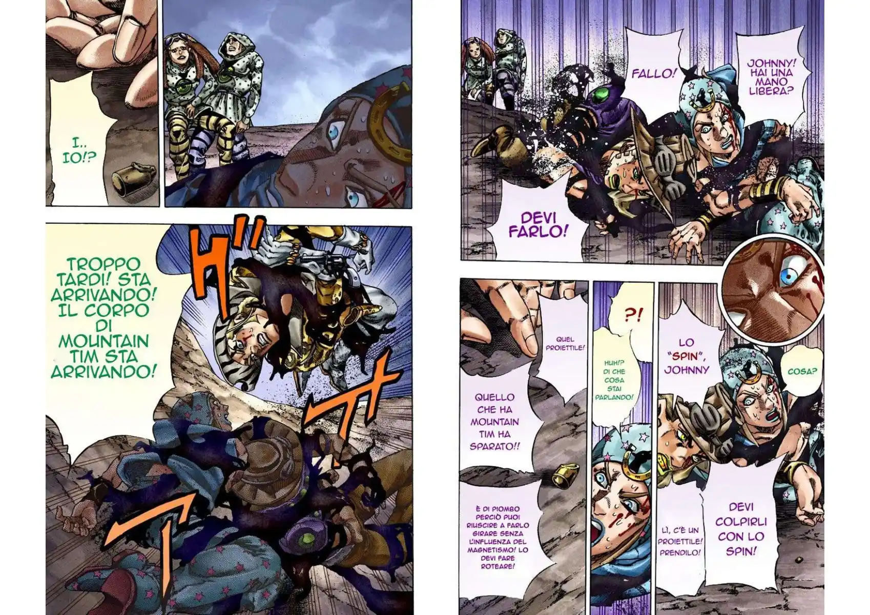 JoJo's Bizarre Adventure Part 7 - Steel Ball Run (Official Colored) Capitolo 19 page 10