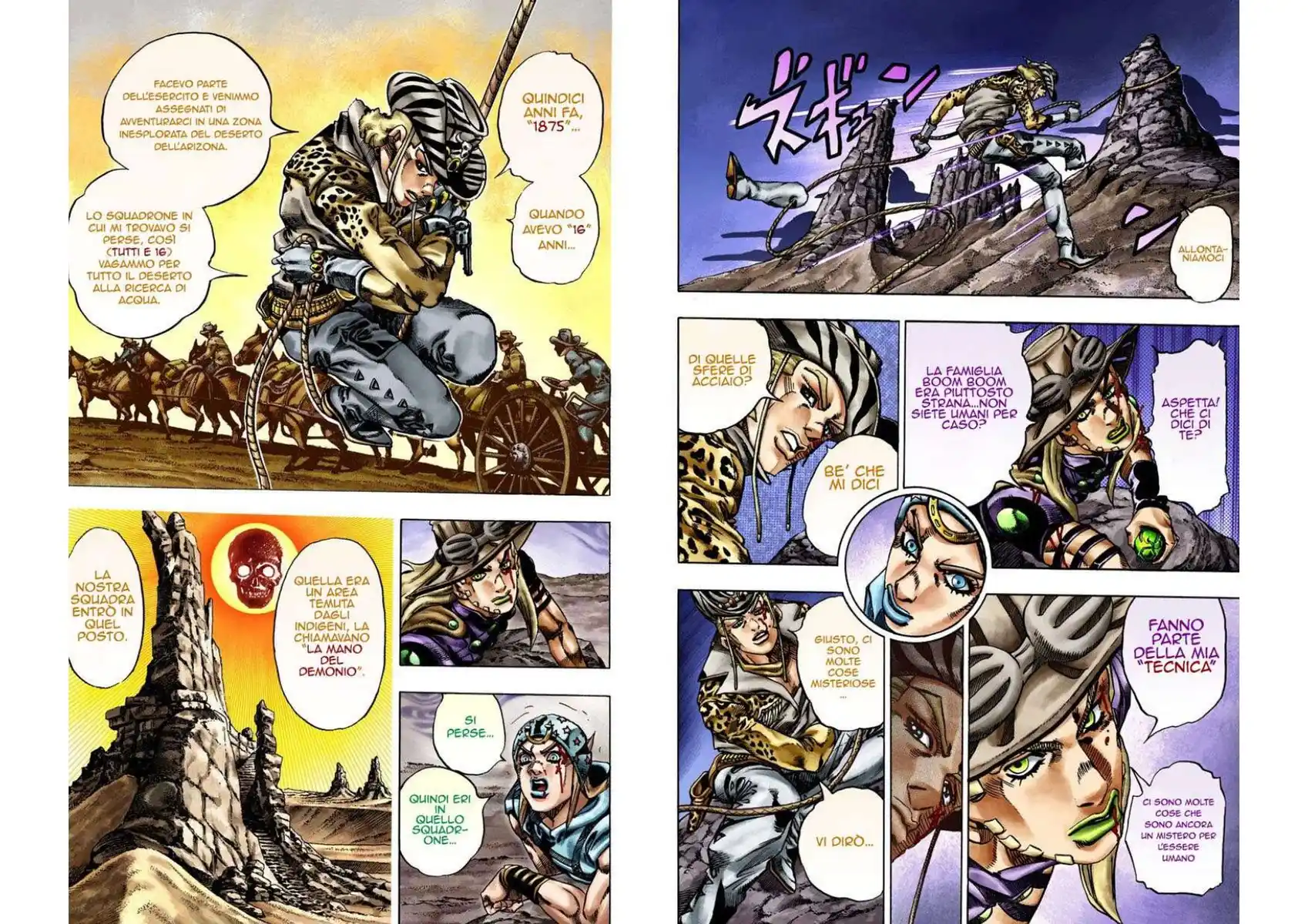 JoJo's Bizarre Adventure Part 7 - Steel Ball Run (Official Colored) Capitolo 19 page 2