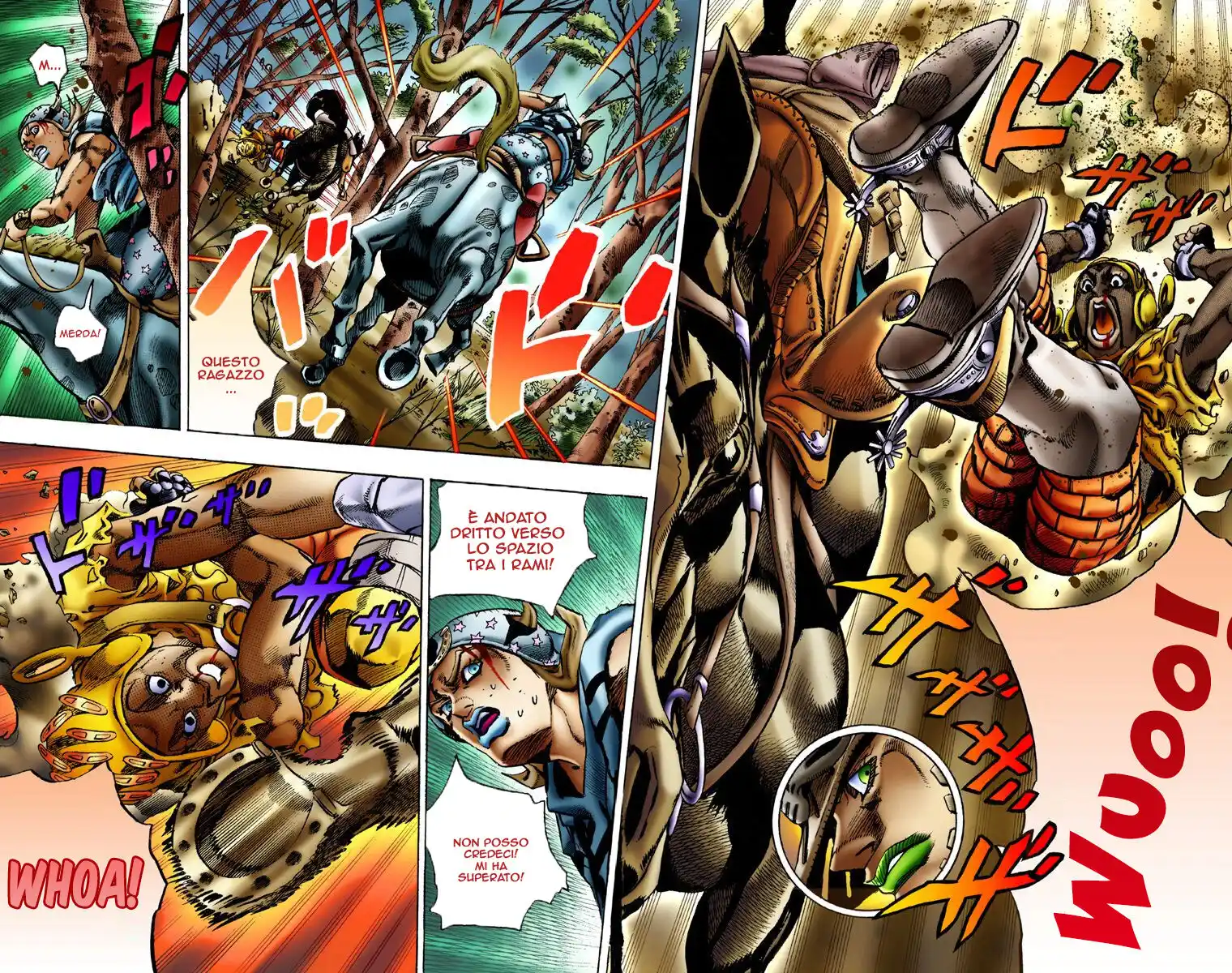 JoJo's Bizarre Adventure Part 7 - Steel Ball Run (Official Colored) Capitolo 08 page 10