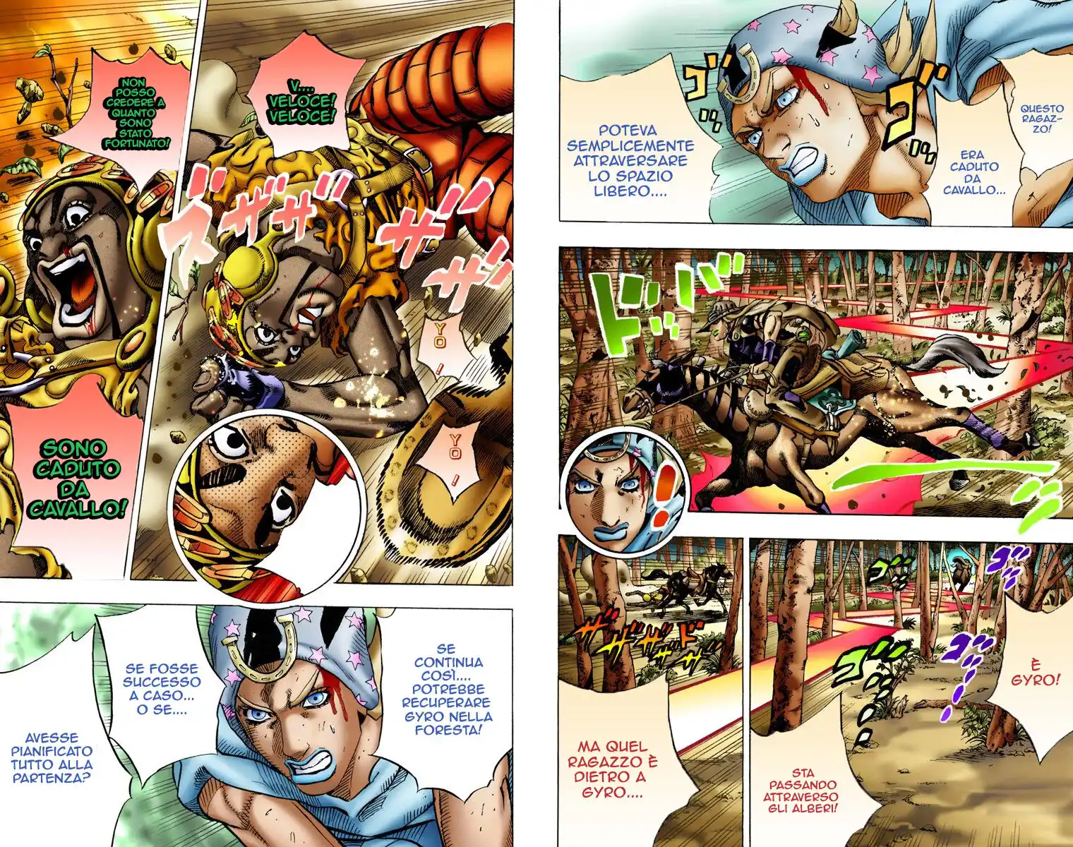 JoJo's Bizarre Adventure Part 7 - Steel Ball Run (Official Colored) Capitolo 08 page 11